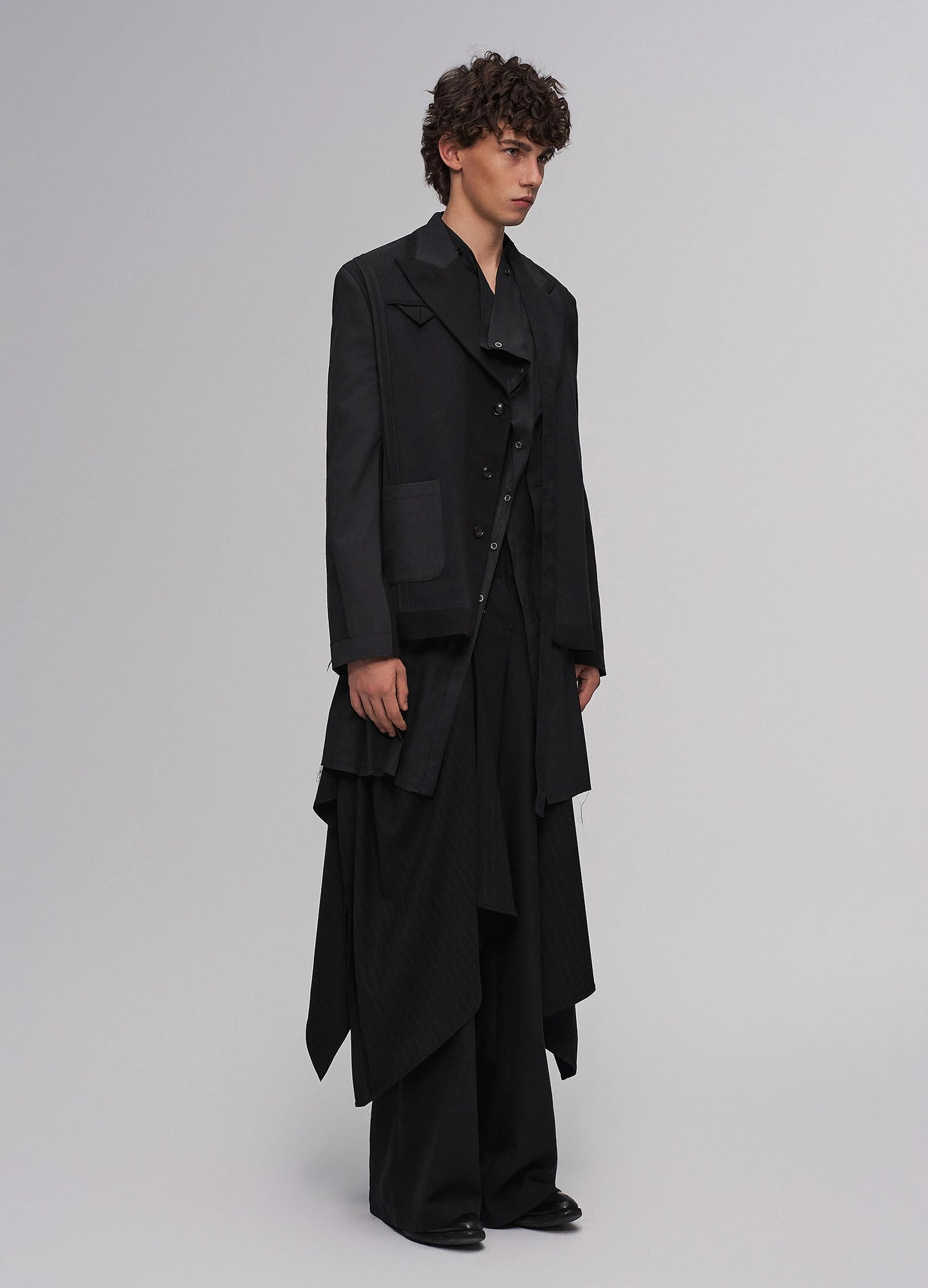 Asymmetrical Patchwork Blazer