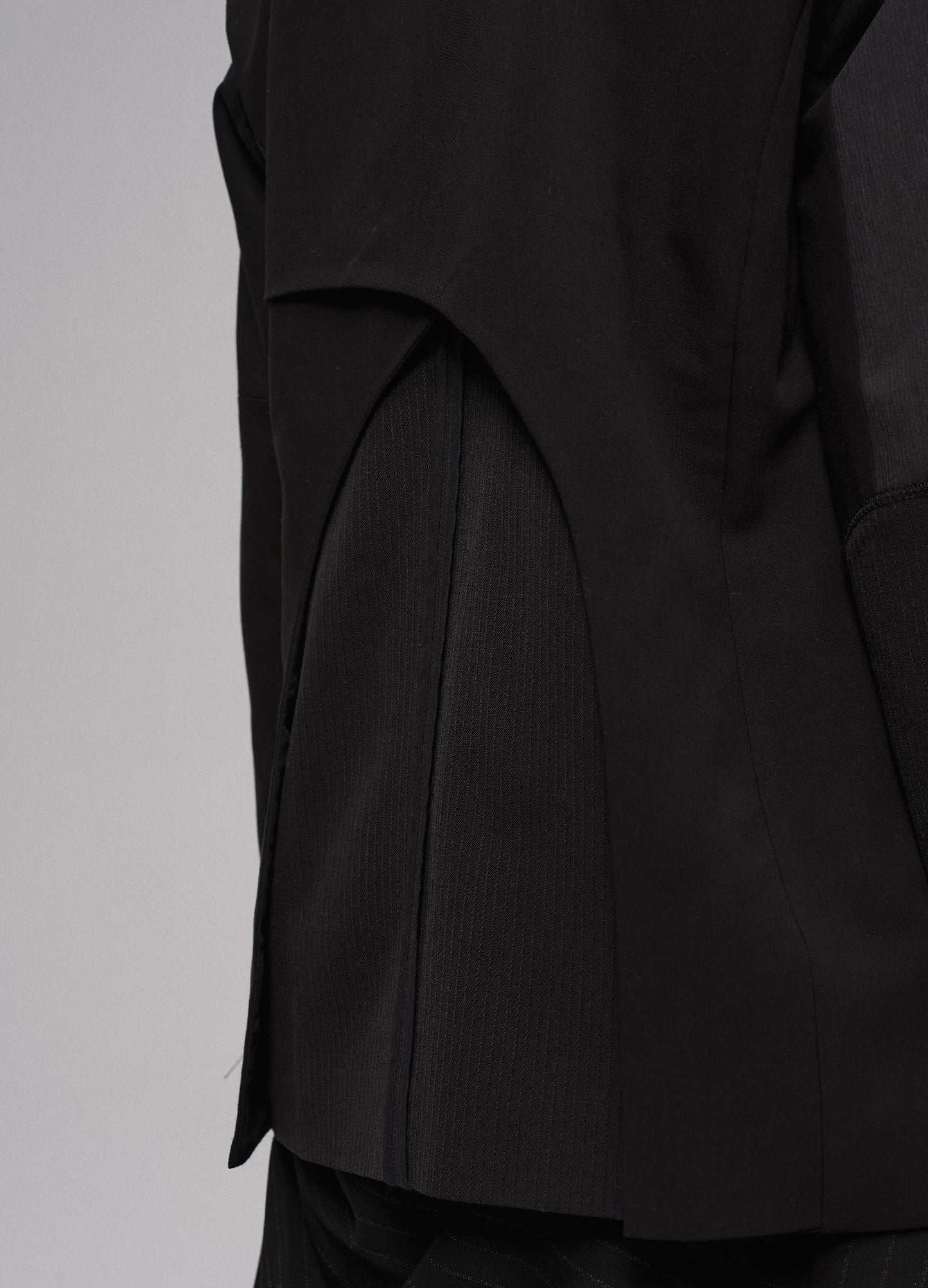 Asymmetrical Patchwork Blazer