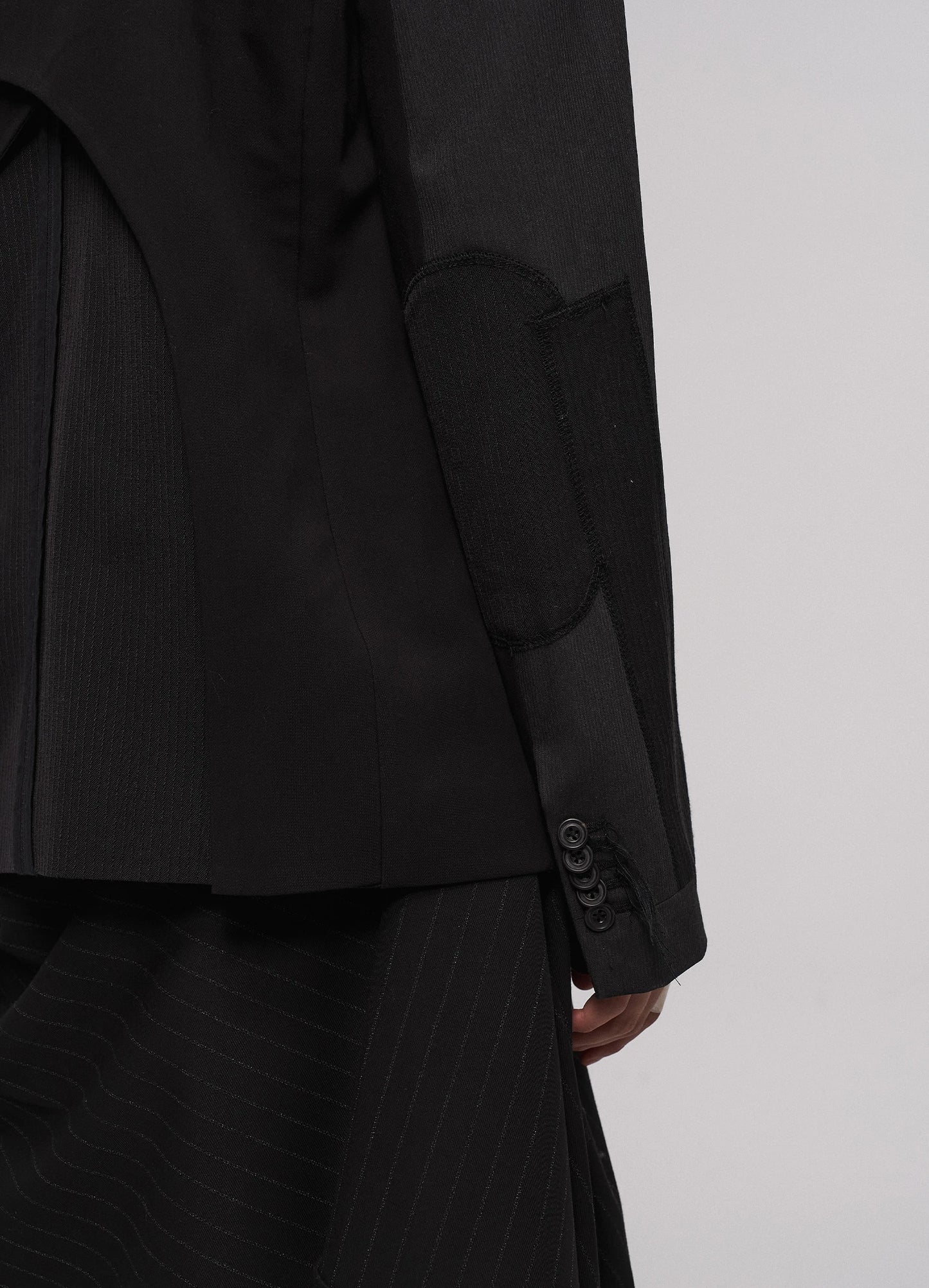 Asymmetrical Patchwork Blazer