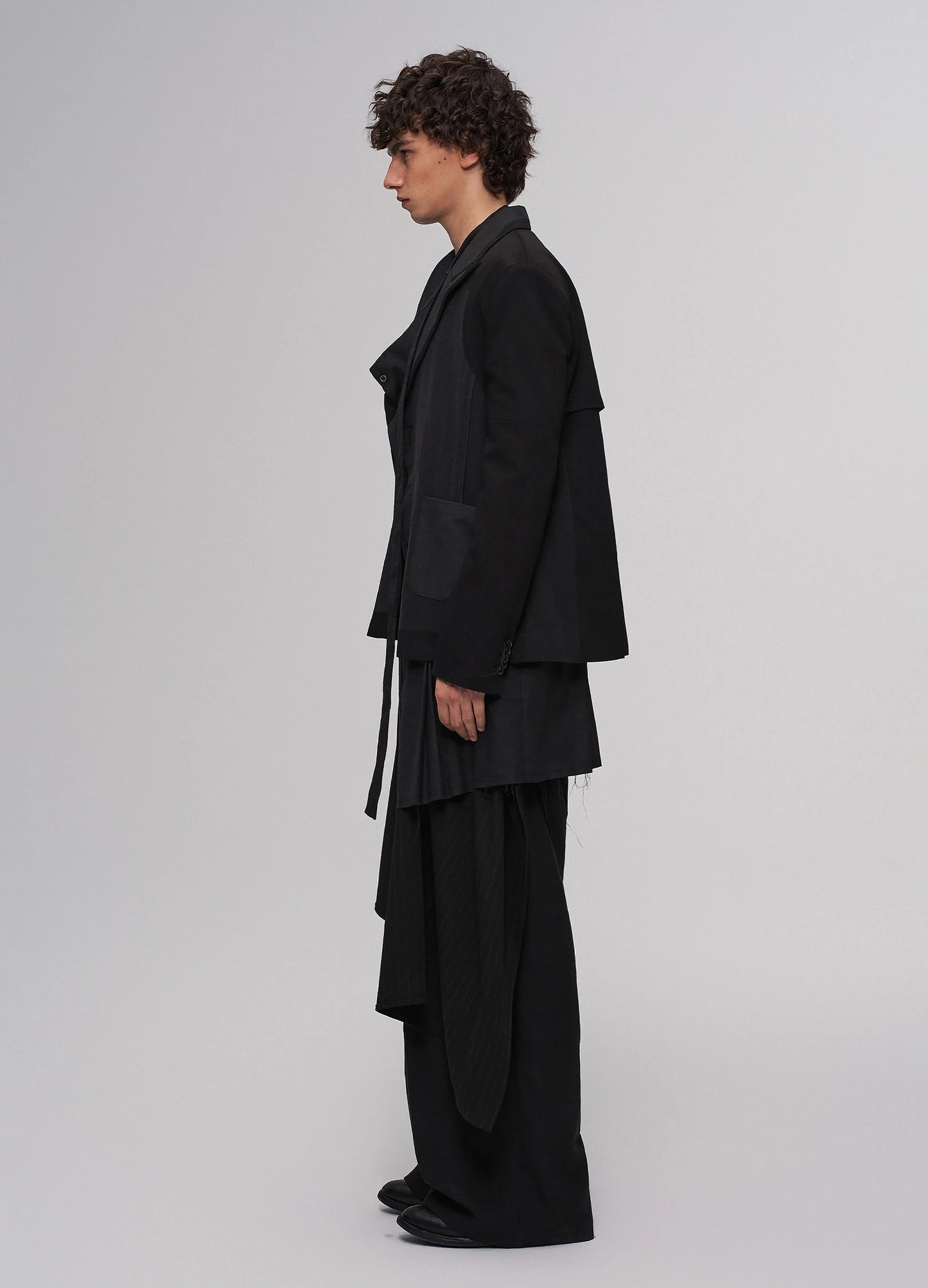 Asymmetrical Patchwork Blazer