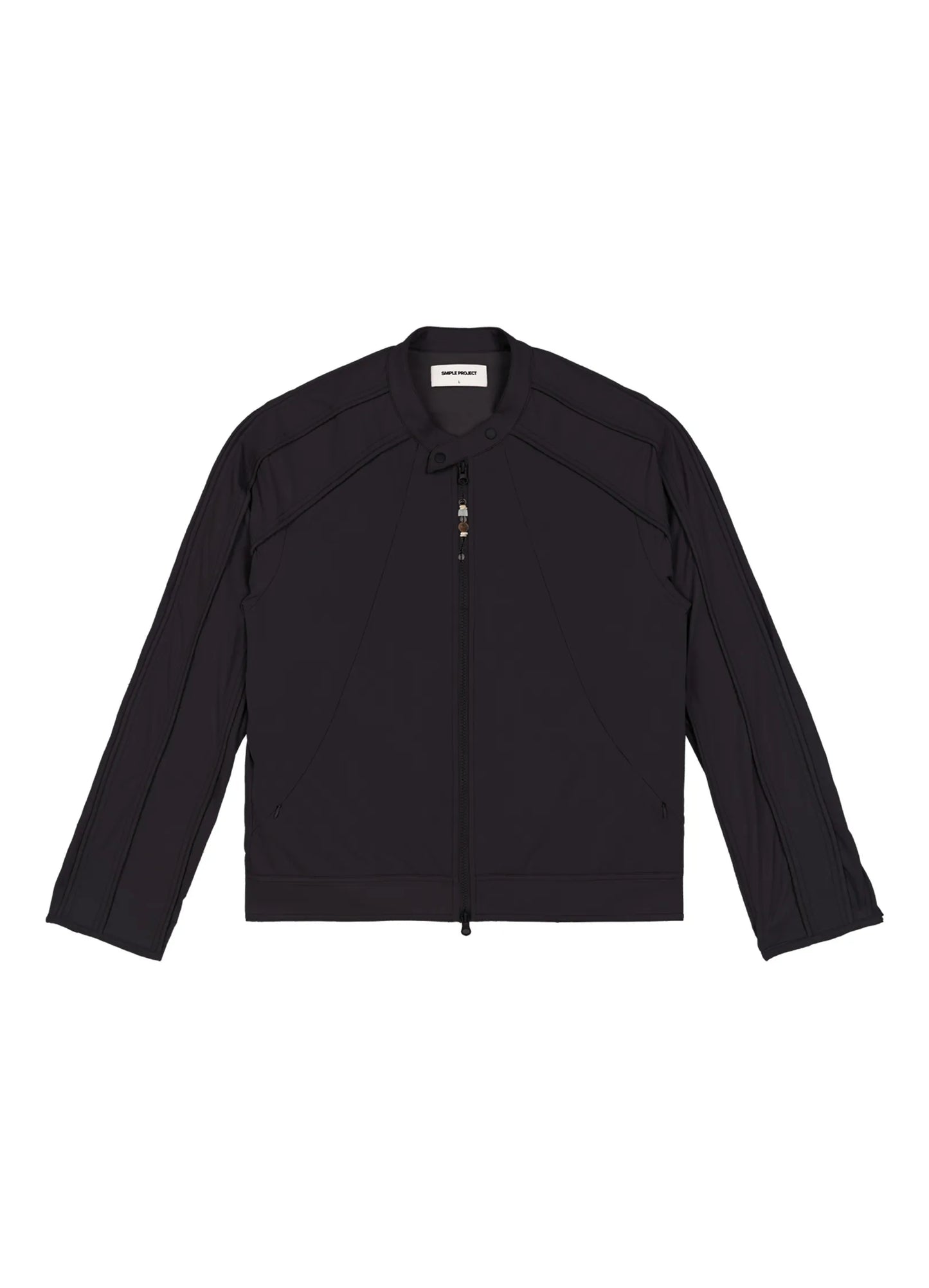 Simple project beaded biker jacket Simple project beaded biker jacket