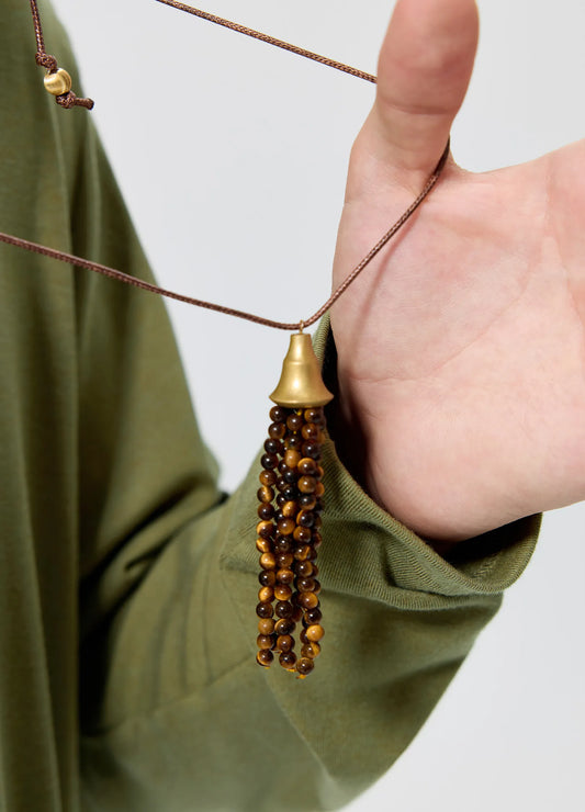 Beaded Tassel Necklace