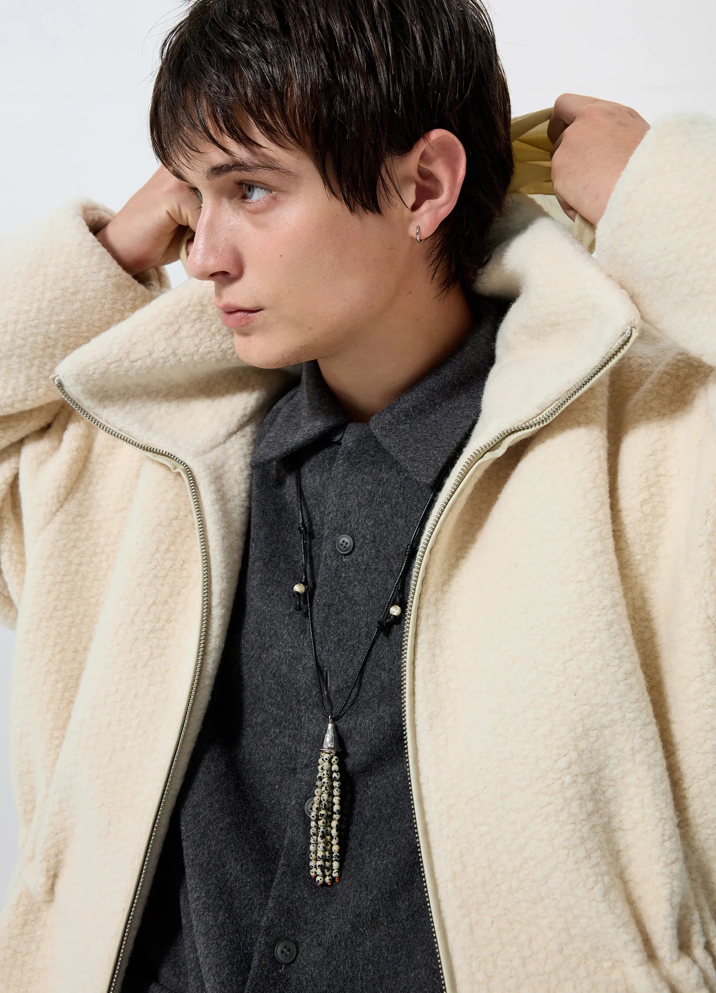 Beaded Tassel Necklace