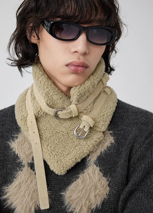 Belt Collar Fur