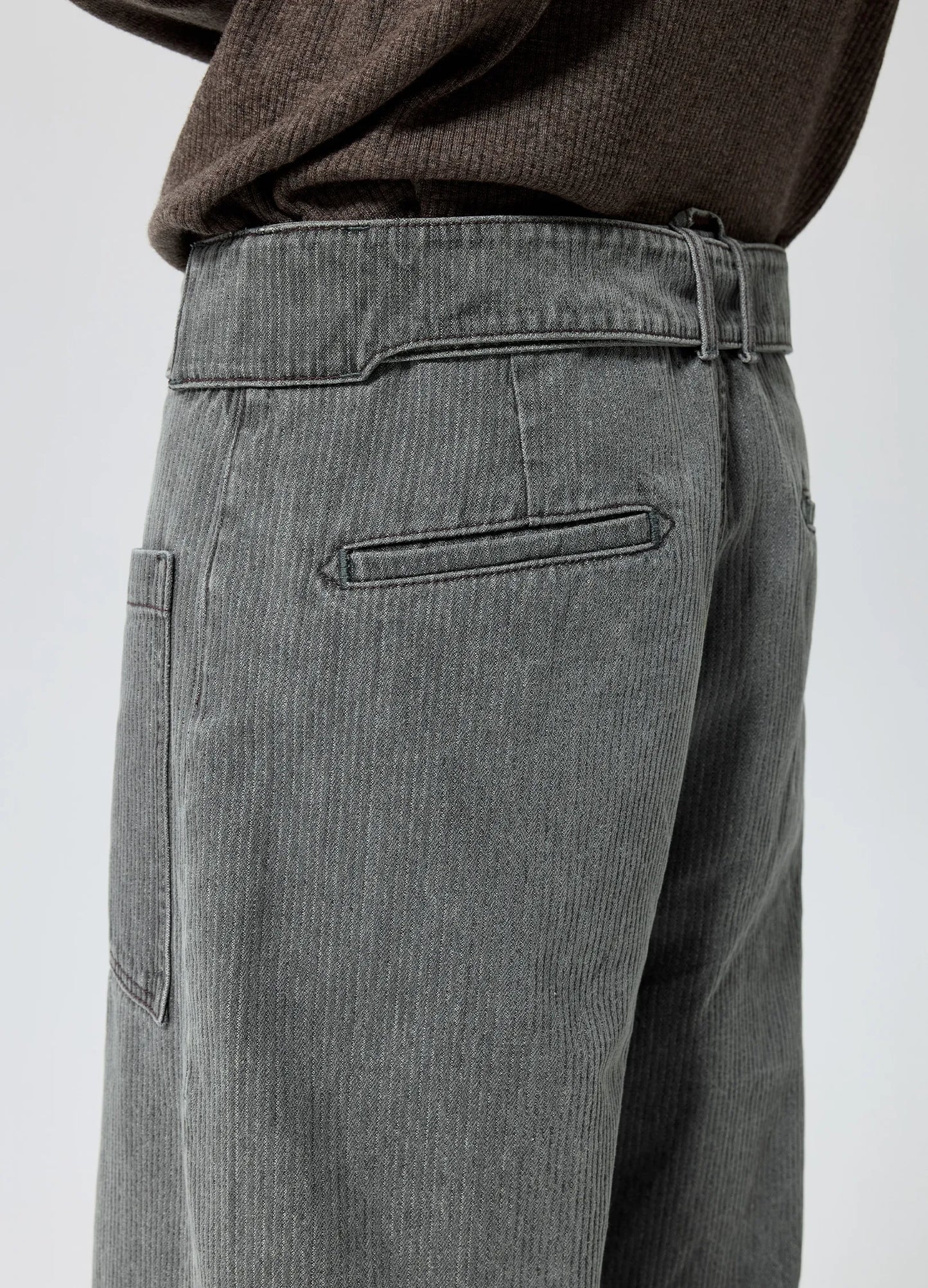 Belted Cargo Trousers