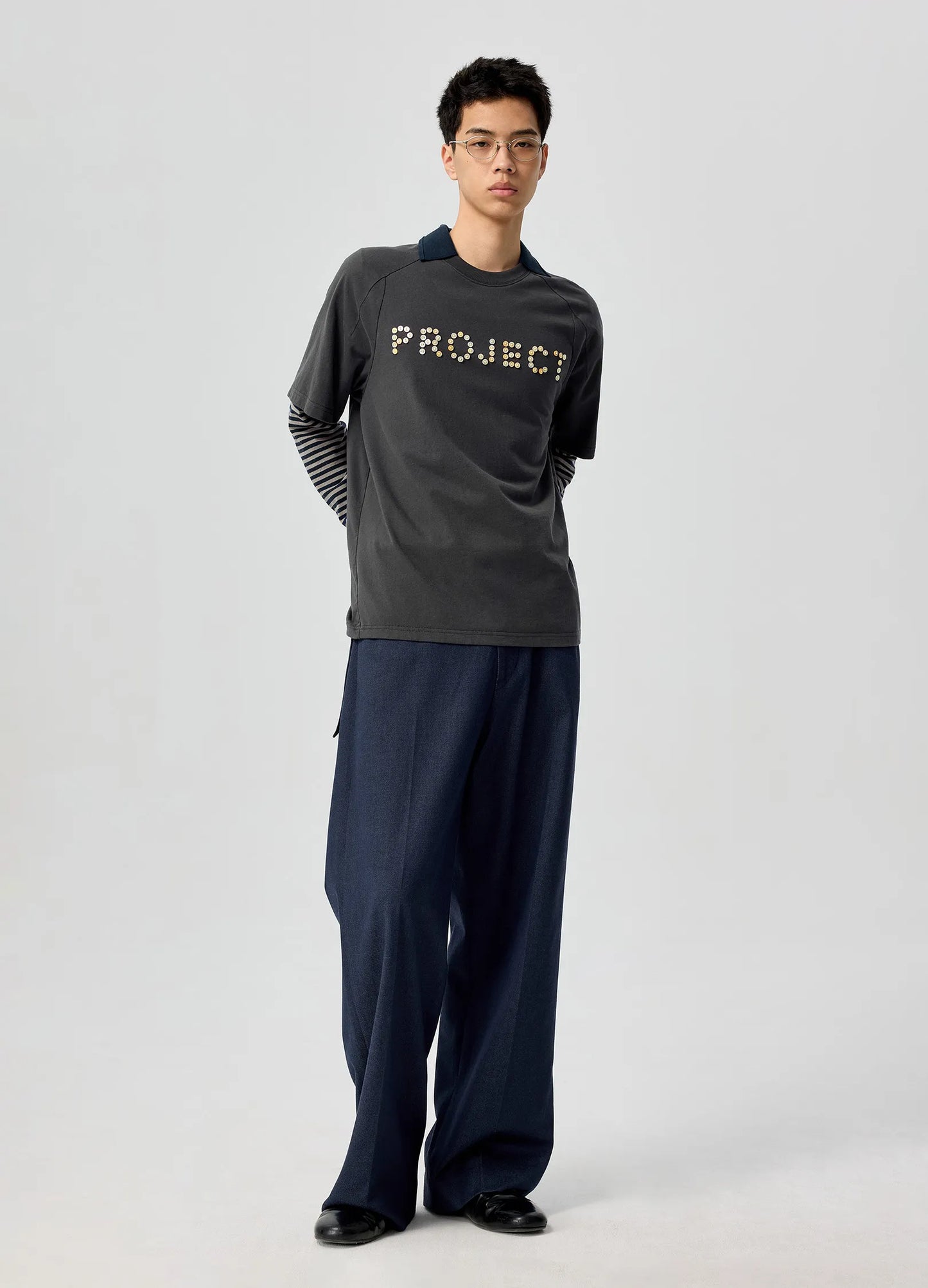 Belted Wool Trousers