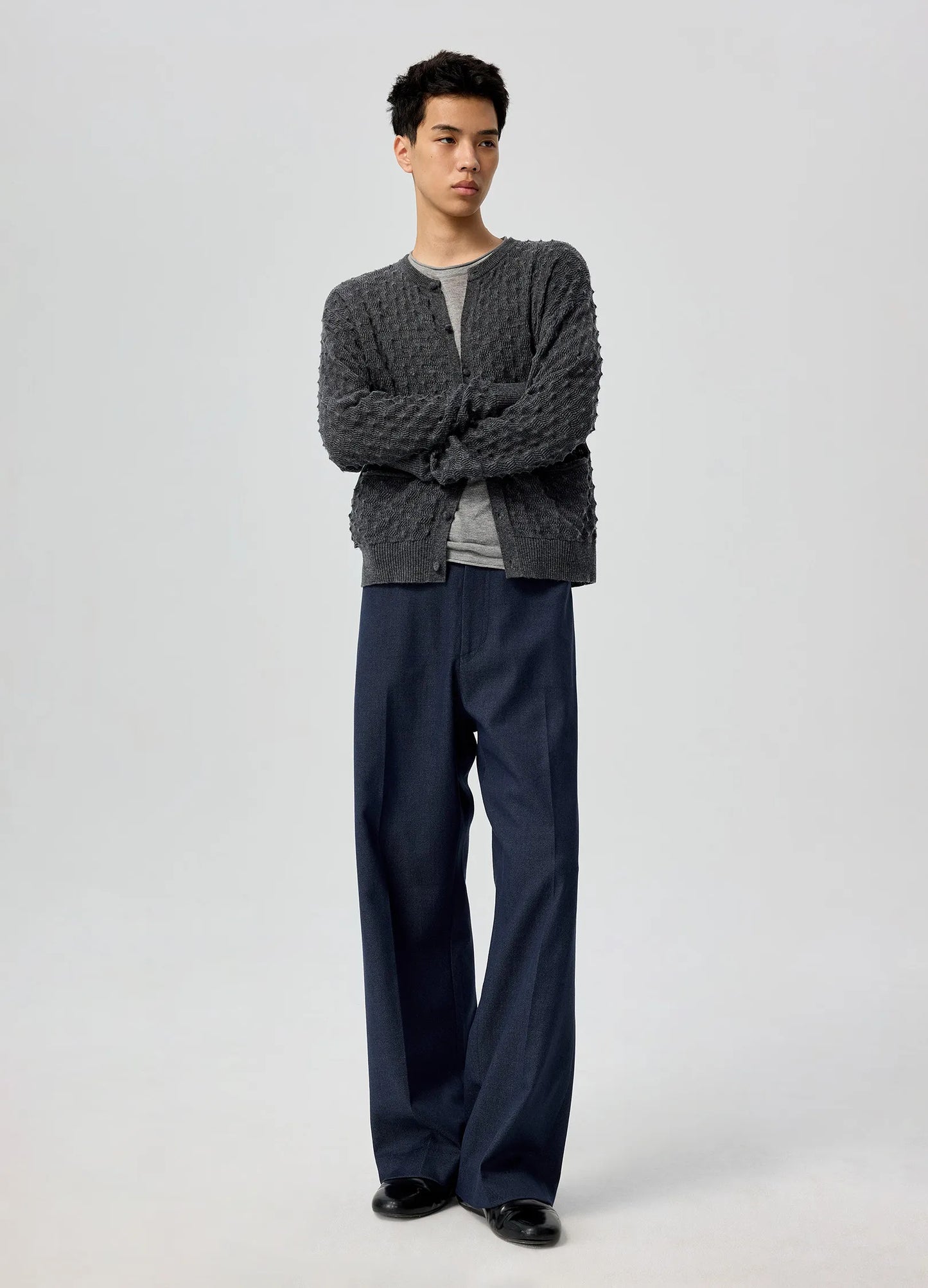 Belted Wool Trousers