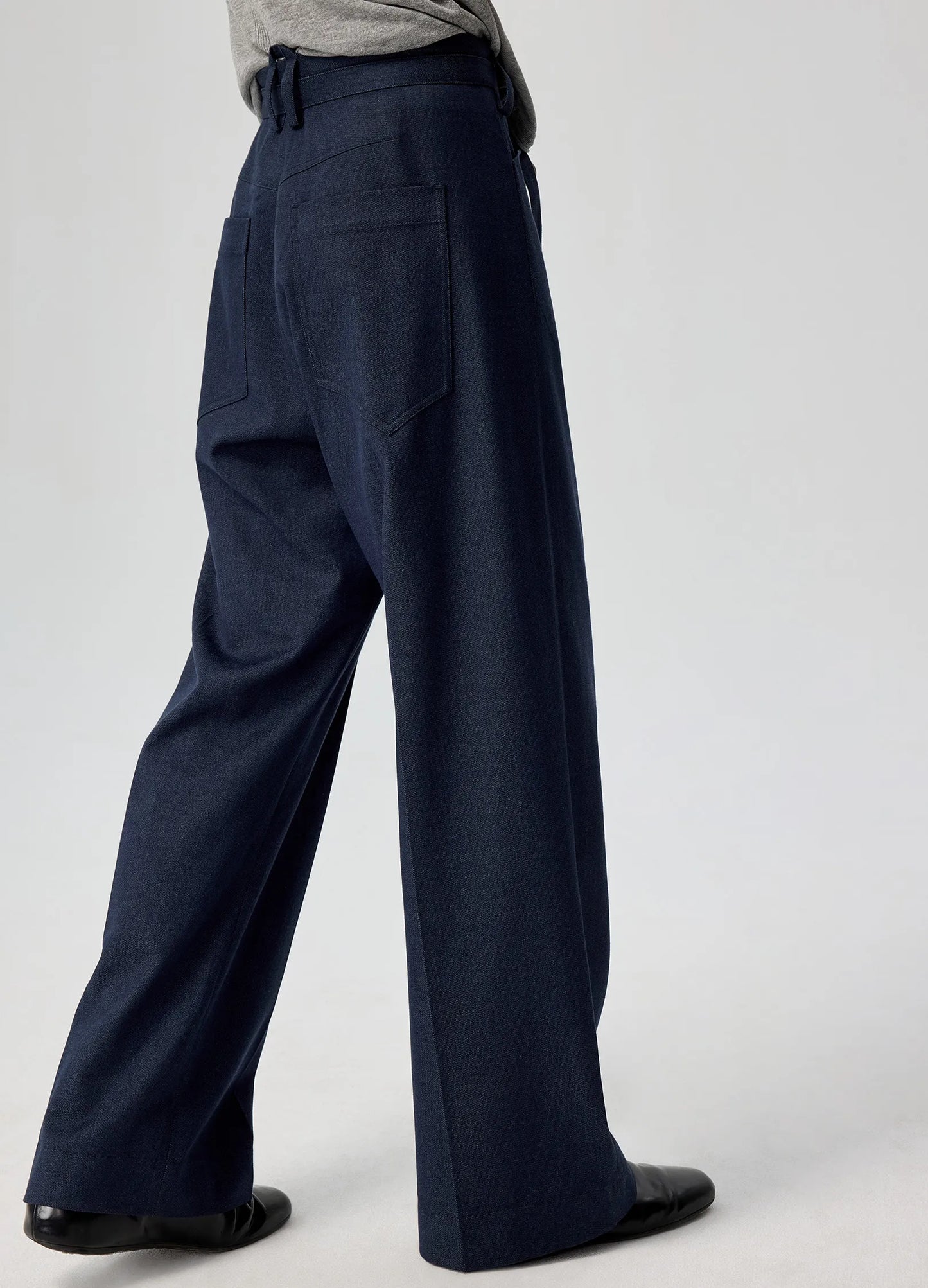 Belted Wool Trousers