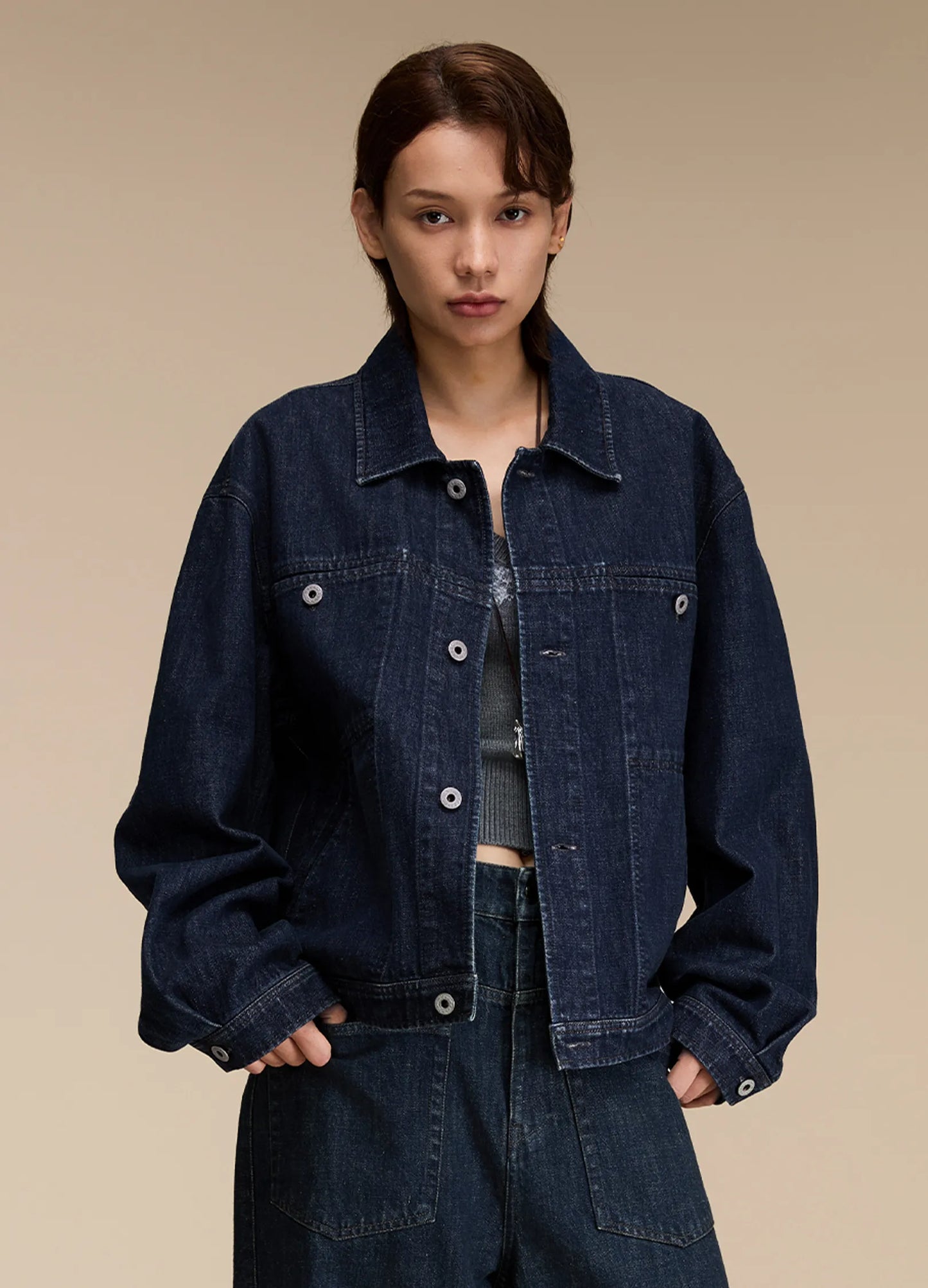 L'Appartement 美品 DENIM OVER ALL34 Boxy Denim Jacket – VERSEAS