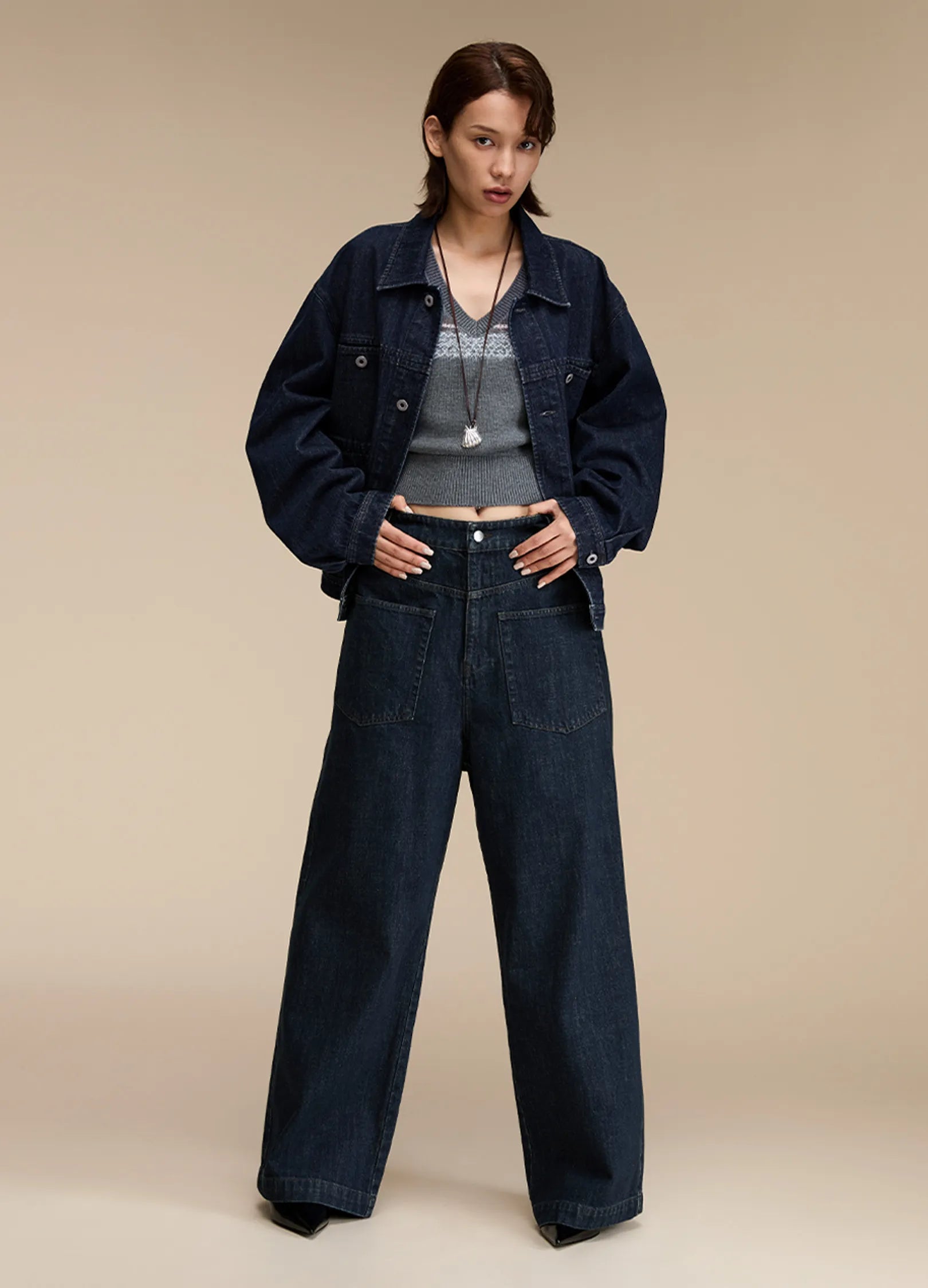 L'Appartement 美品 DENIM OVER ALL34 Boxy Denim Jacket – VERSEAS