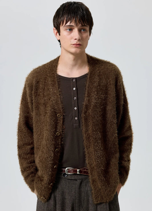 Brushed Wool Cardigan