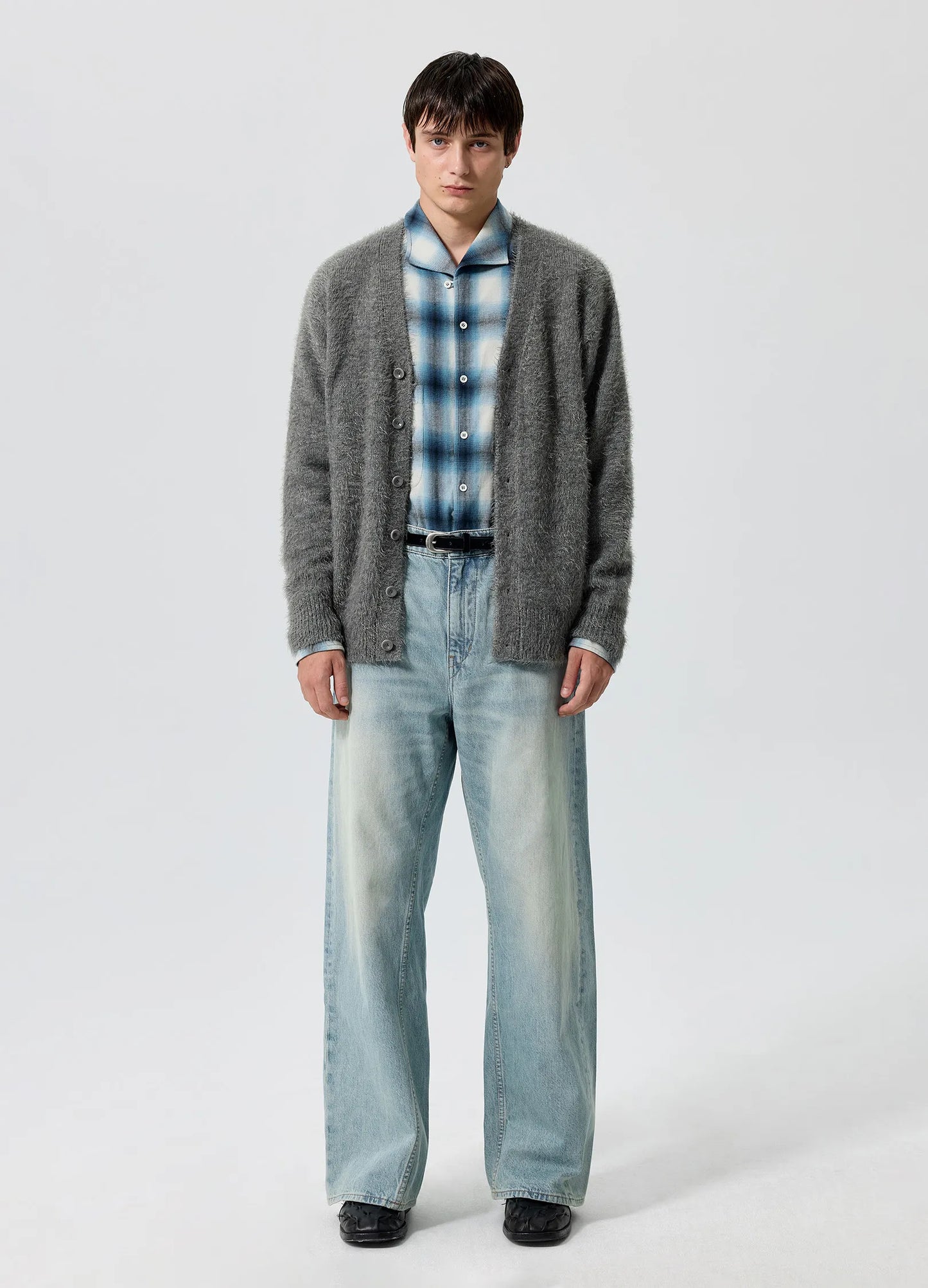 Brushed Wool Cardigan