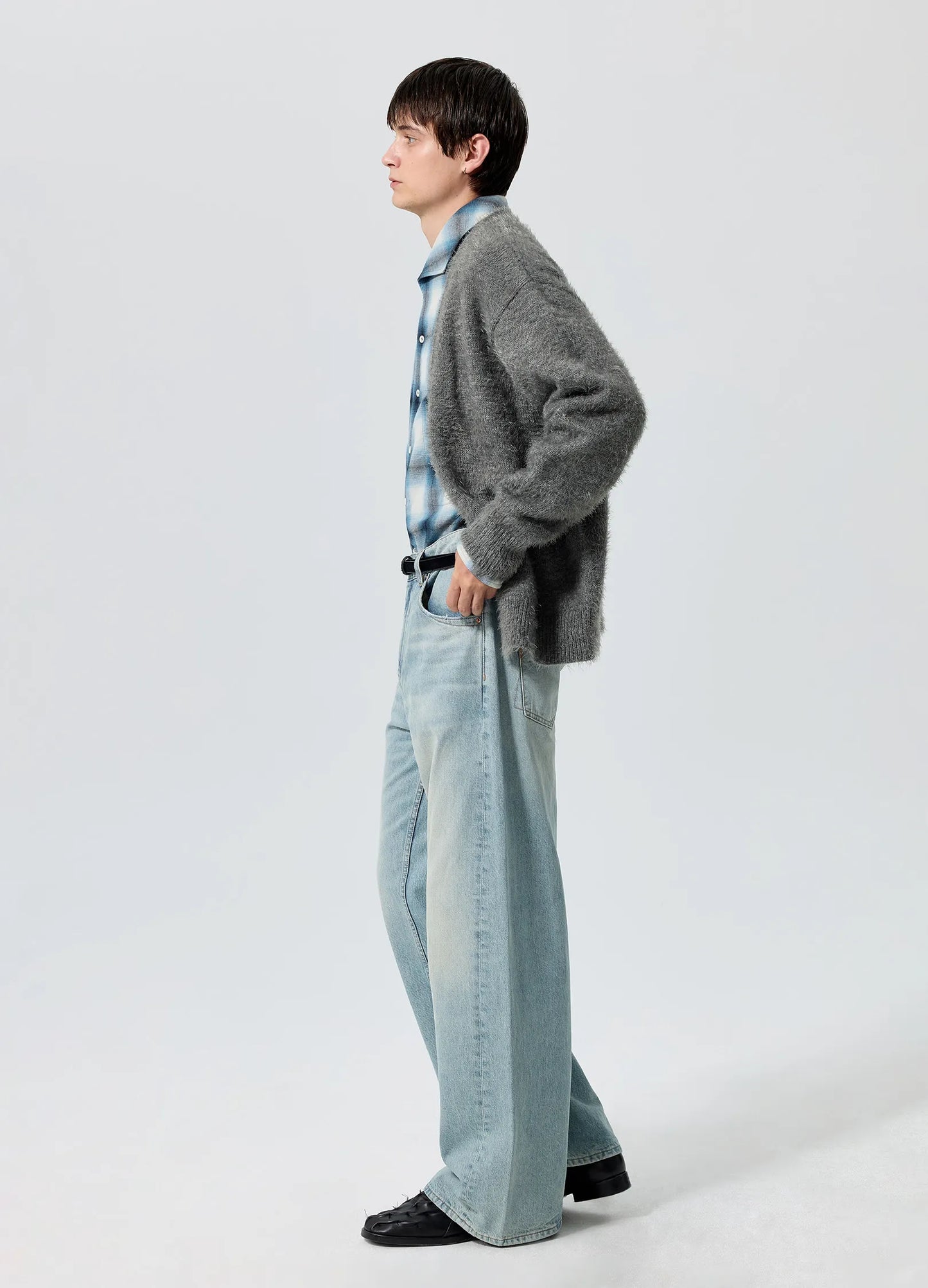 Brushed Wool Cardigan