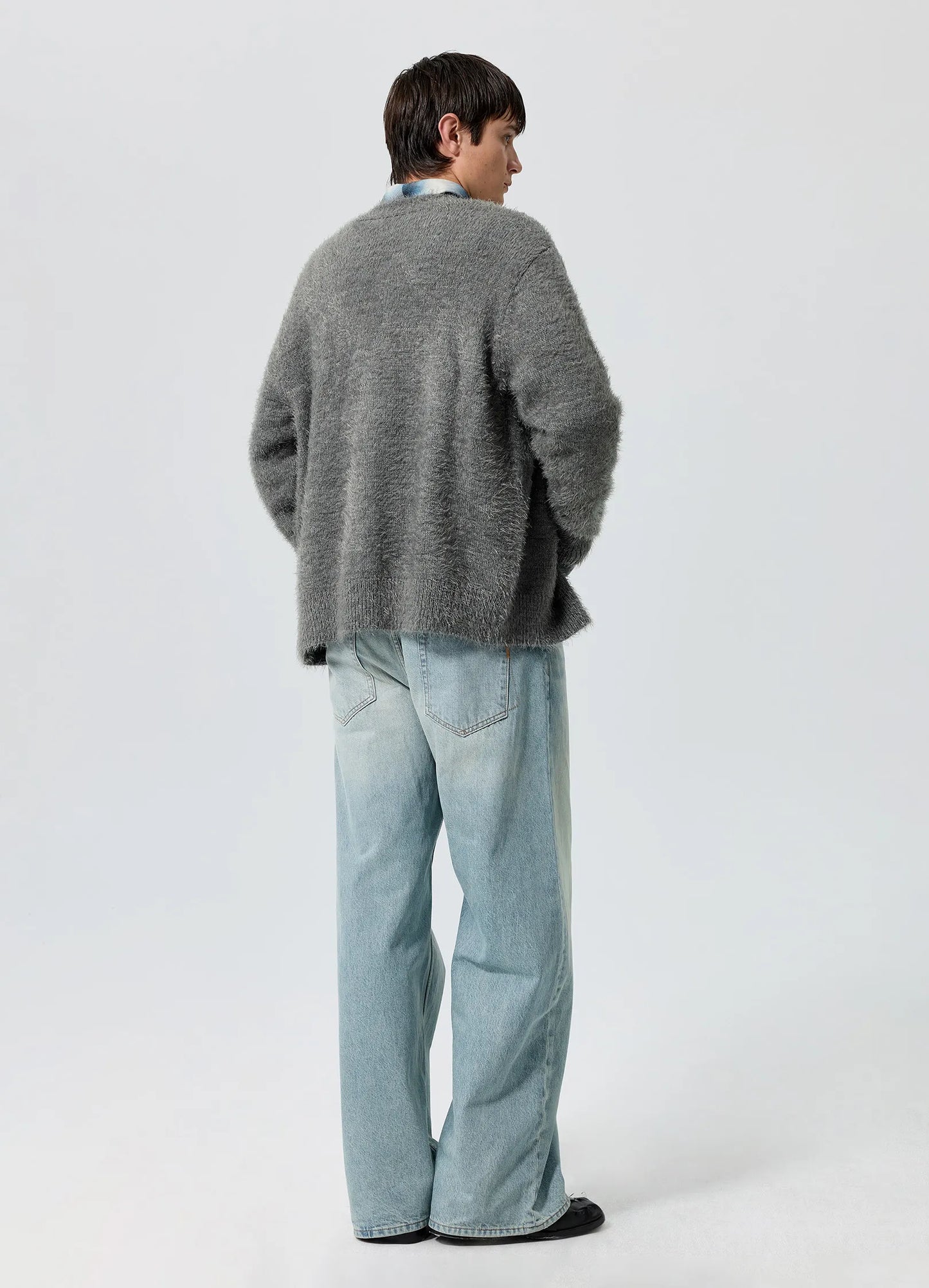 Brushed Wool Cardigan