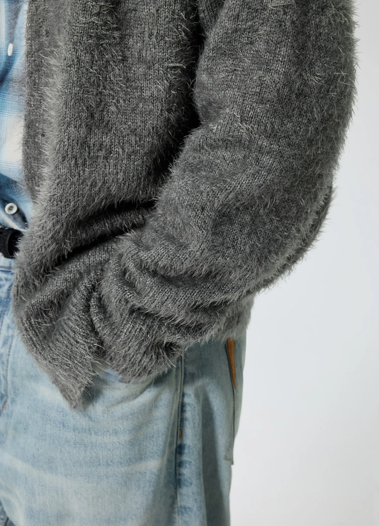 Brushed Wool Cardigan