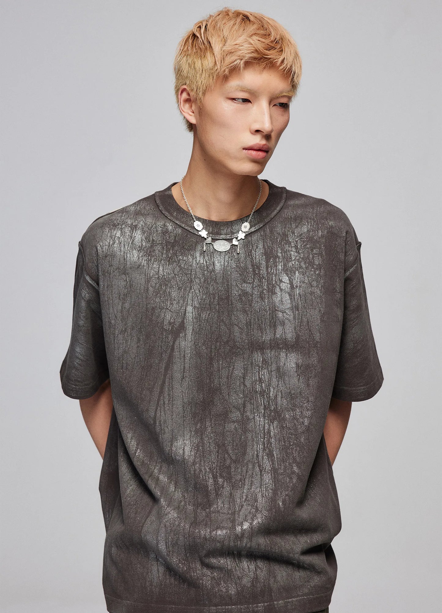 Brushed Silver Tee