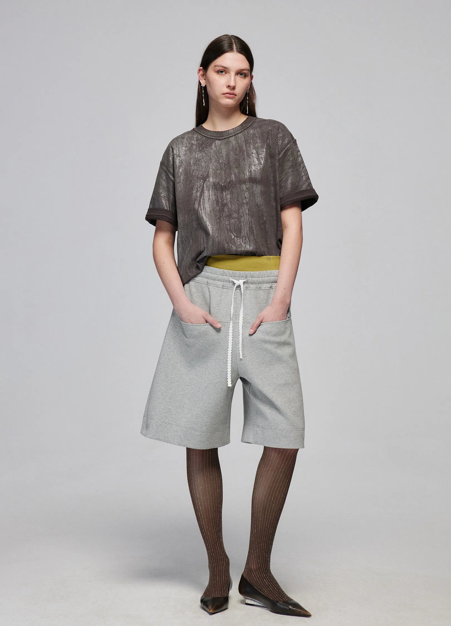Brushed Silver Tee