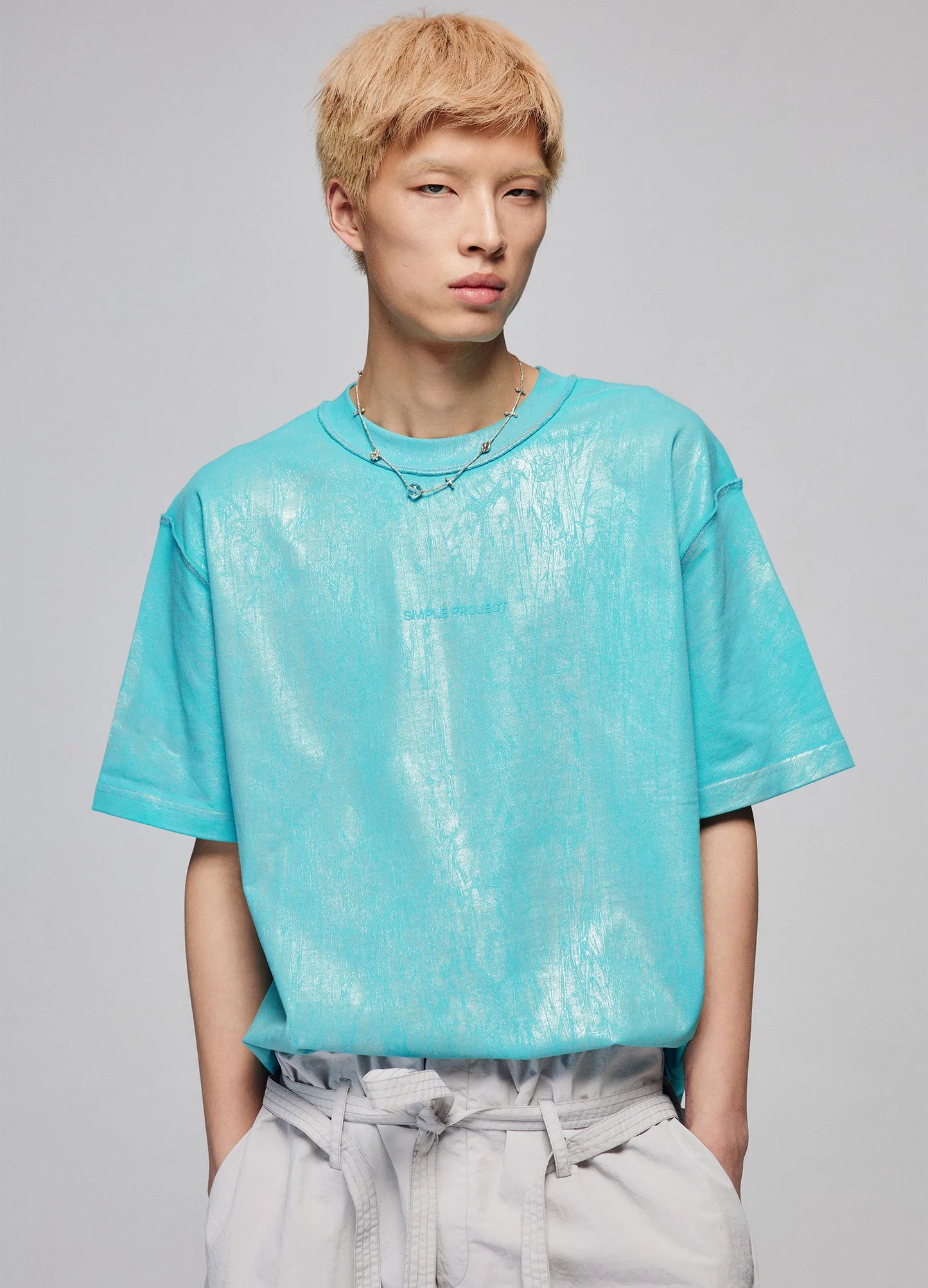 Brushed Silver Tee