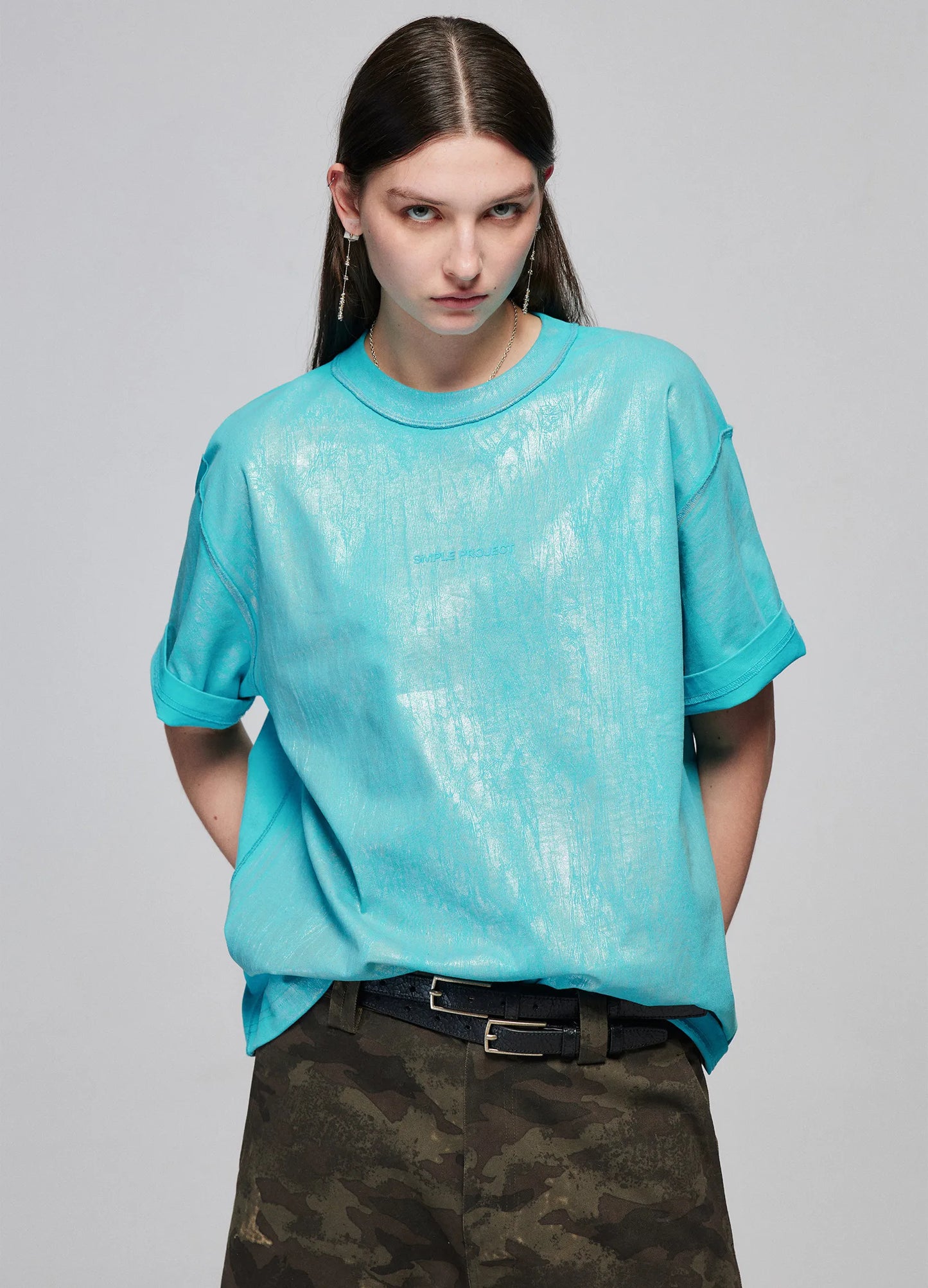 Brushed Silver Tee