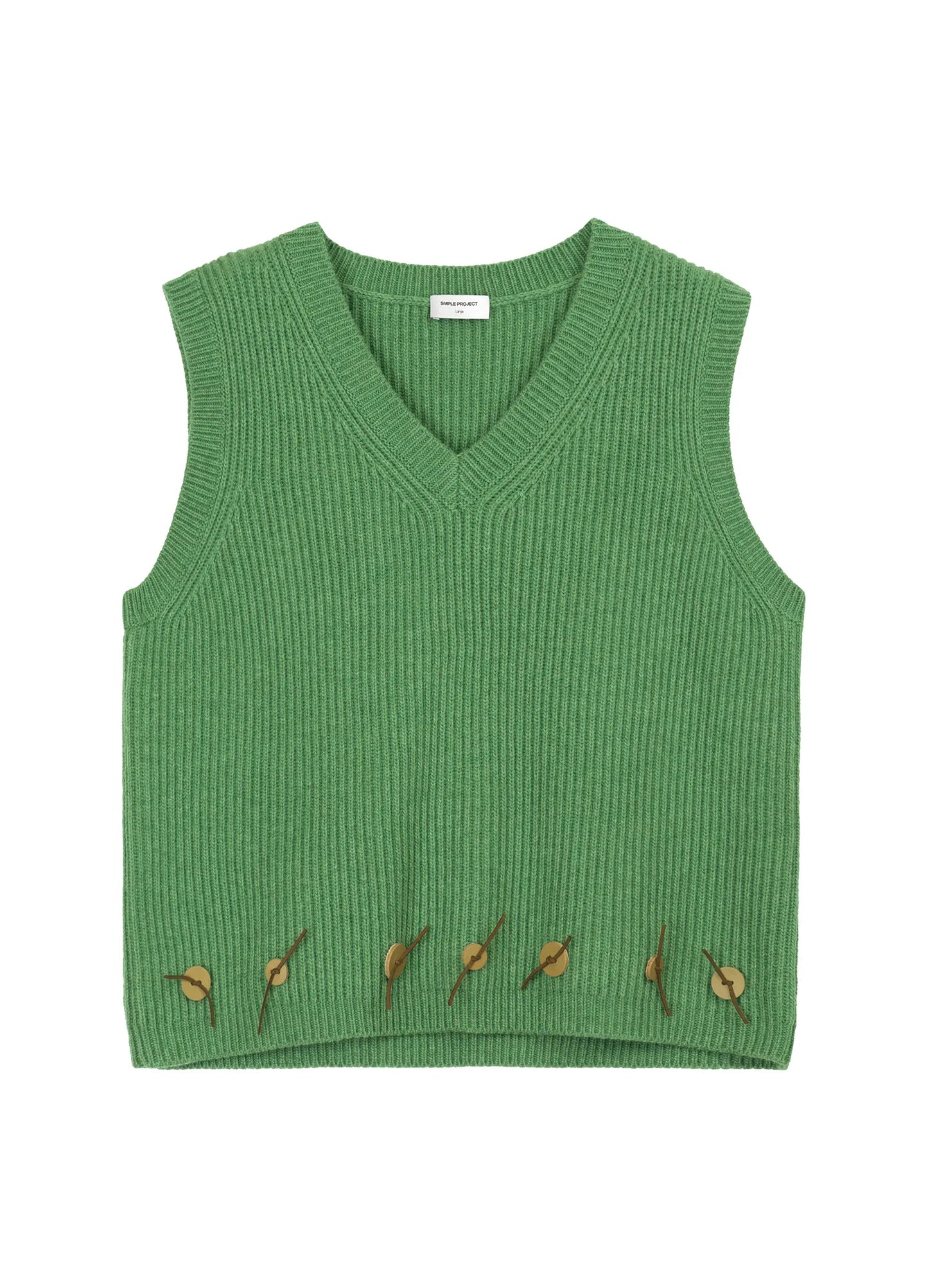 Button Detail Vest