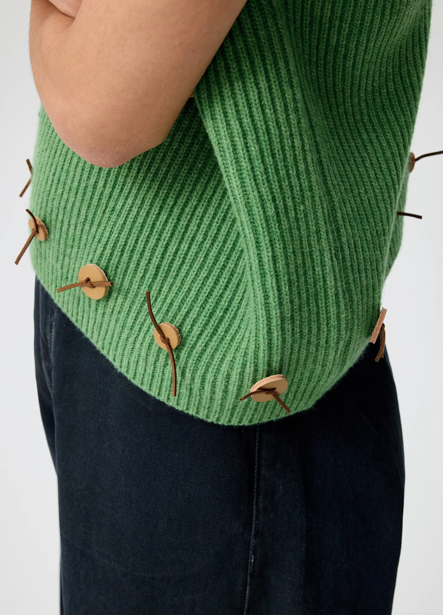 Button Detail Vest