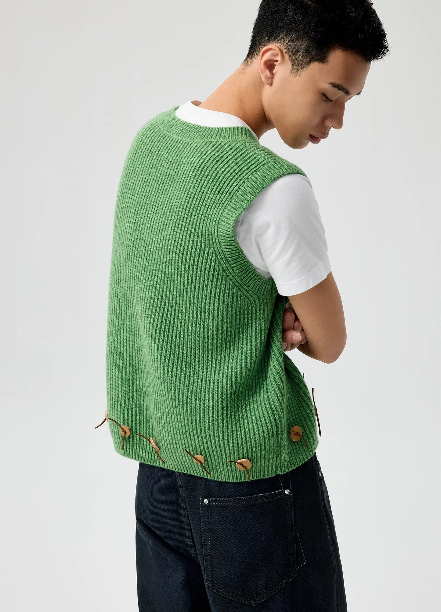 Button Detail Vest