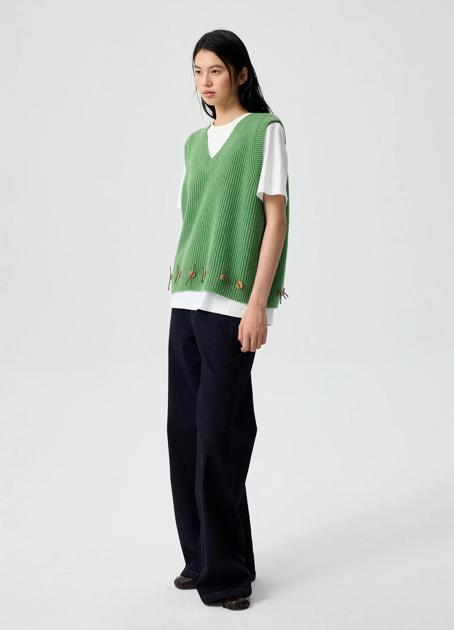 Button Detail Vest