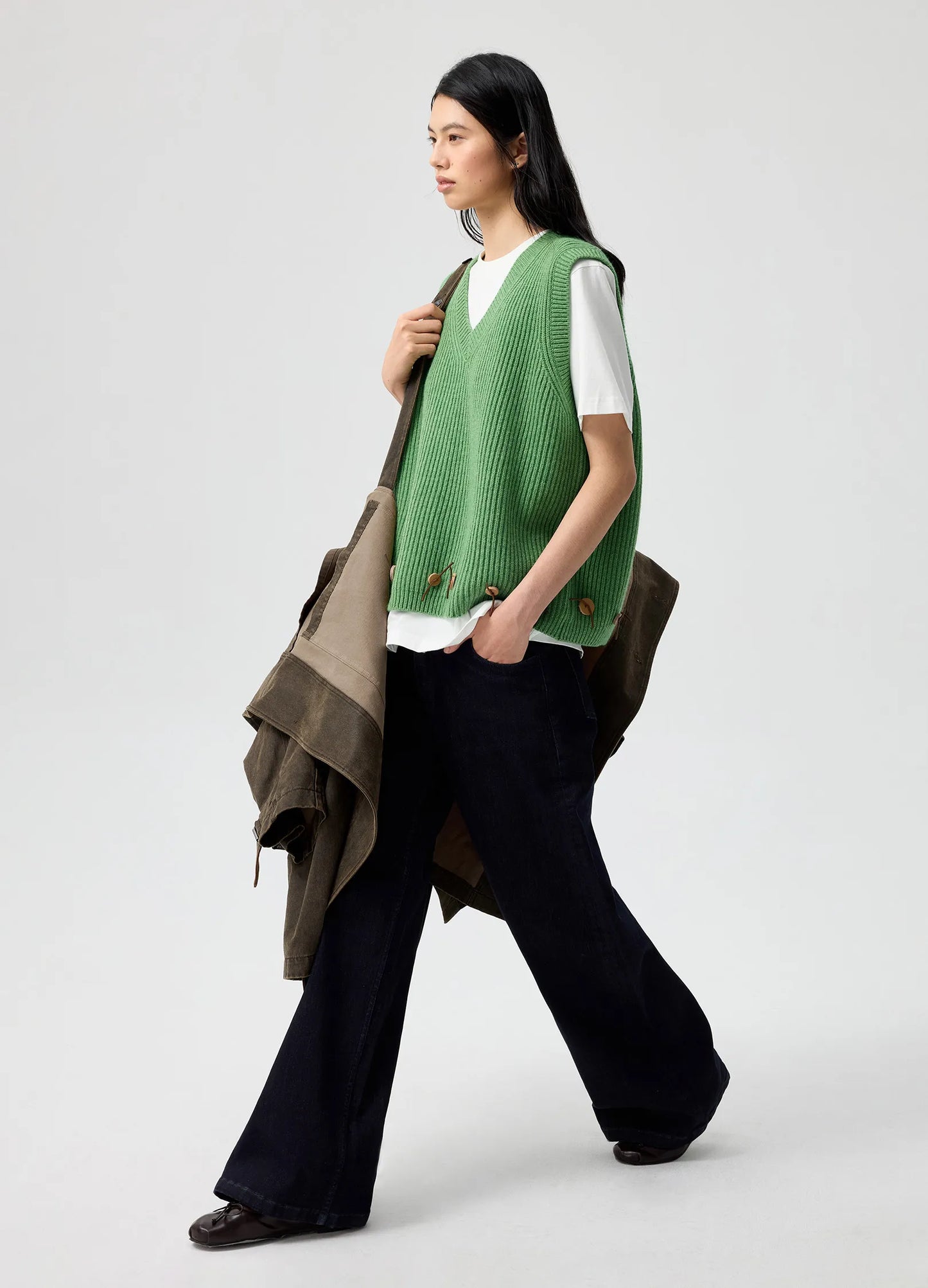 Button Detail Vest