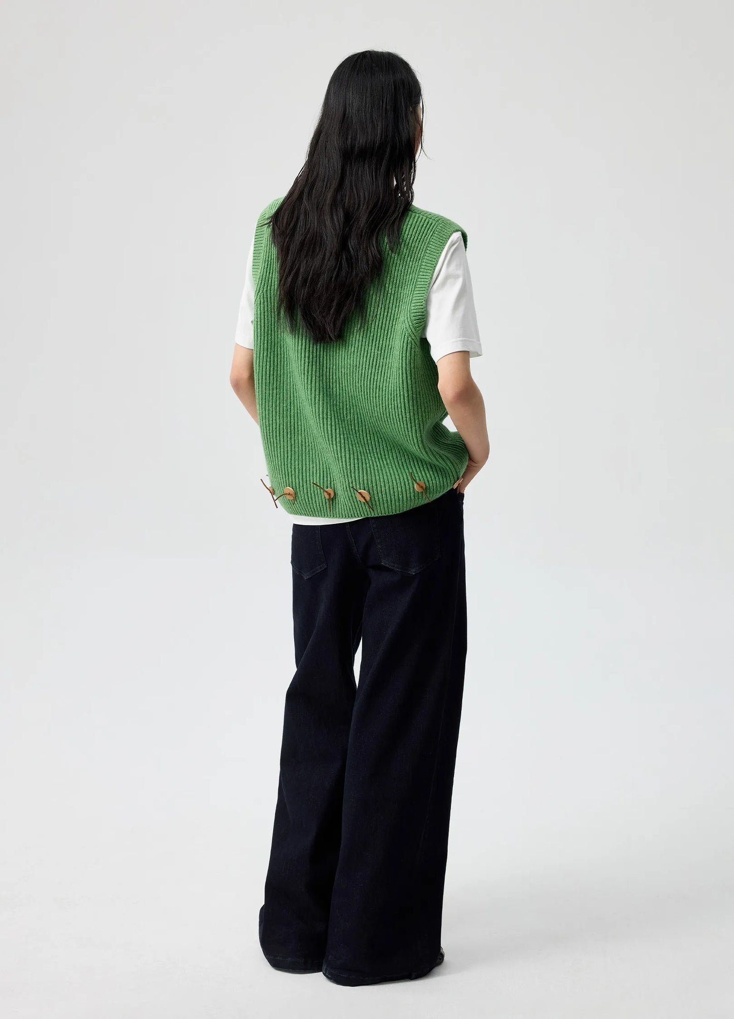 Button Detail Vest