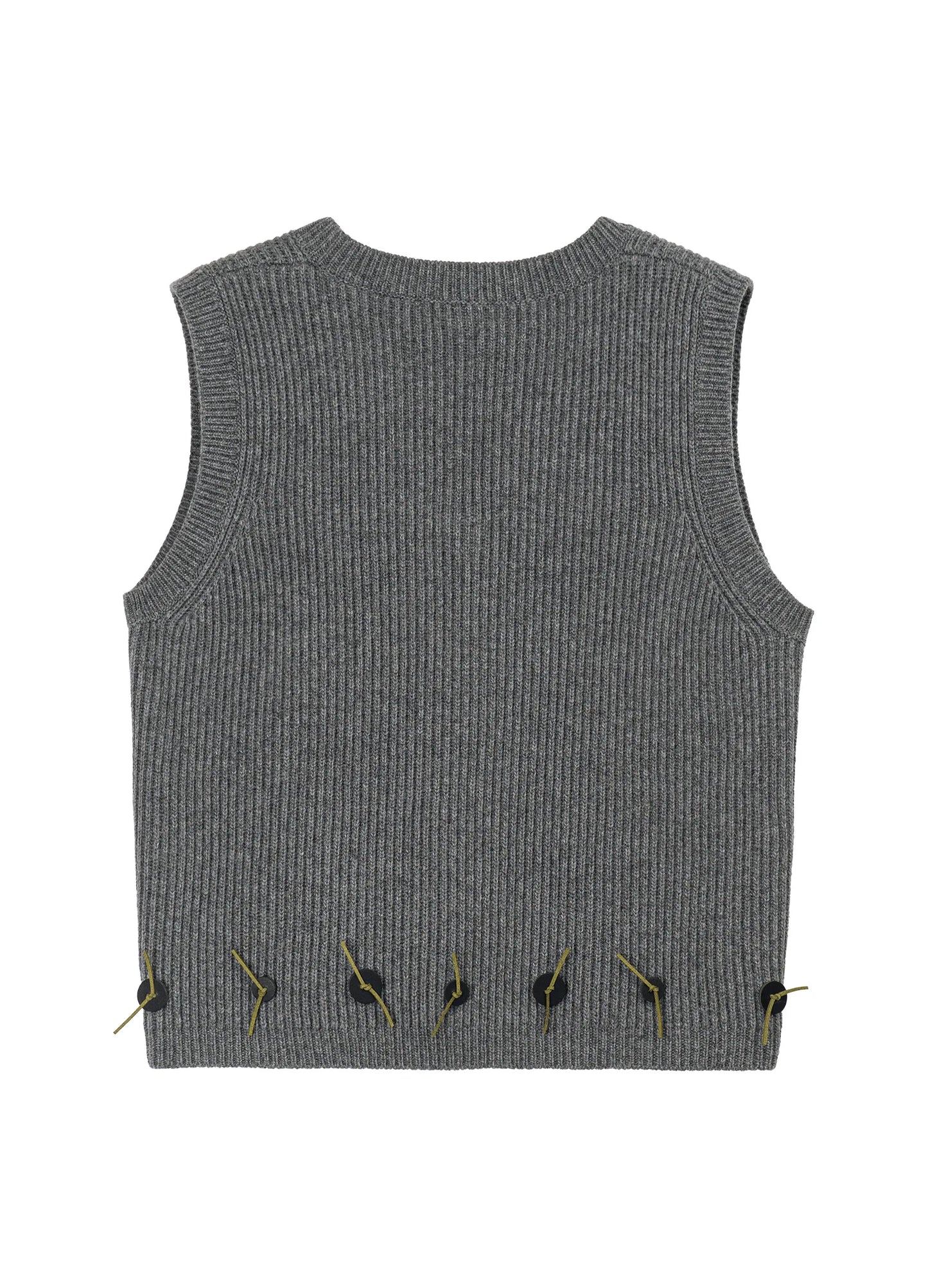 Button Detail Vest