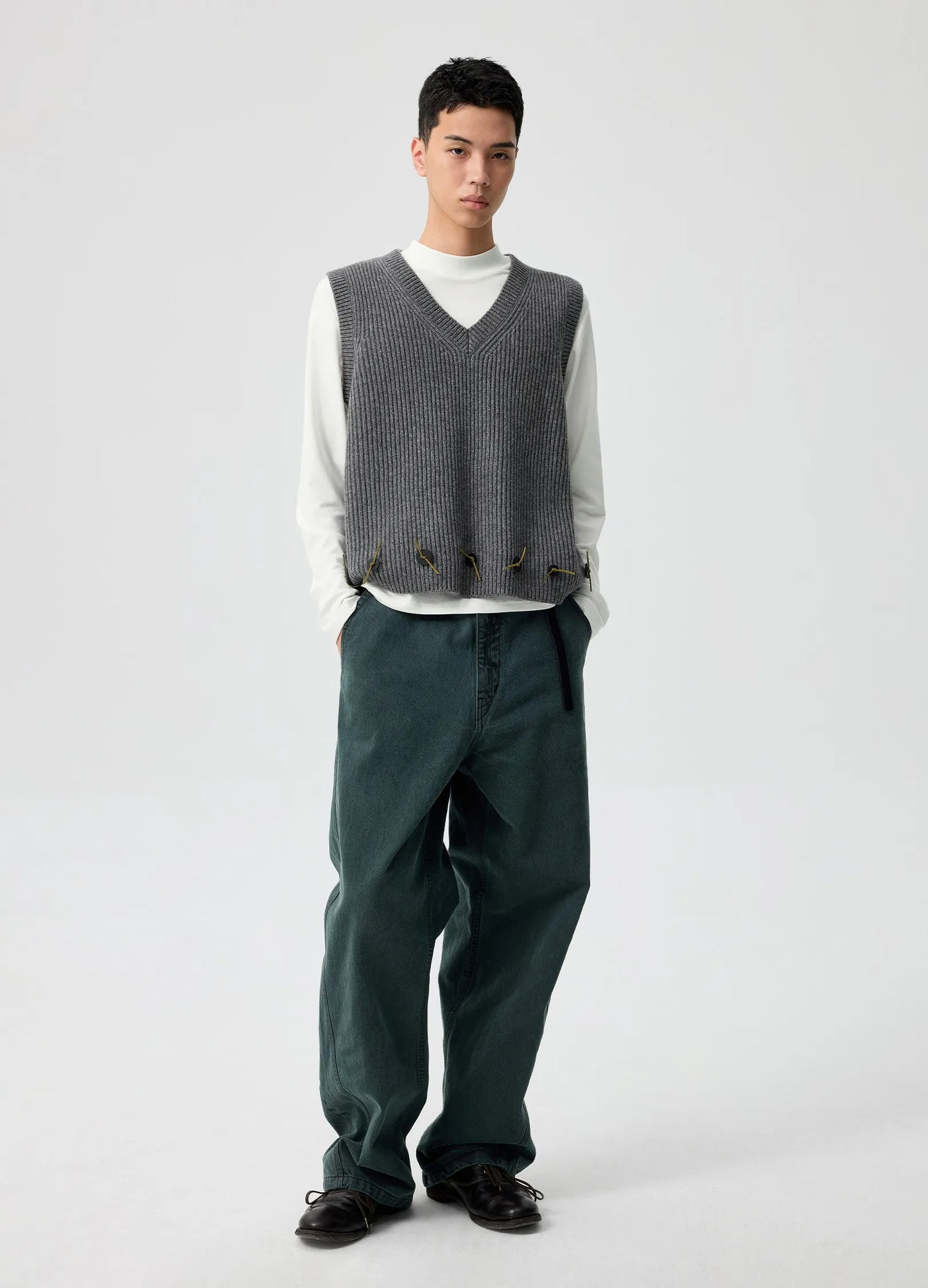 Button Detail Vest
