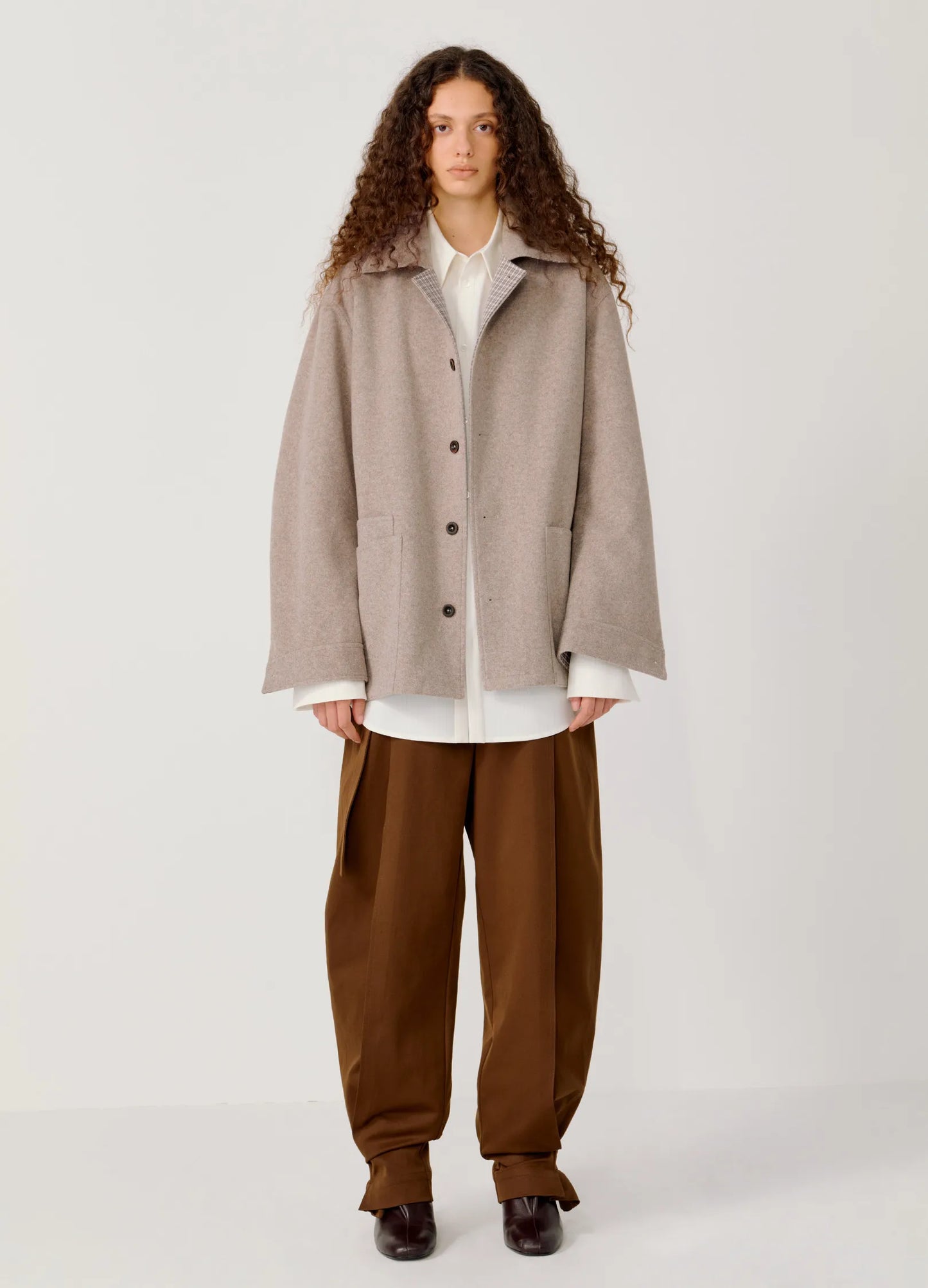 Checkered Split Jacket