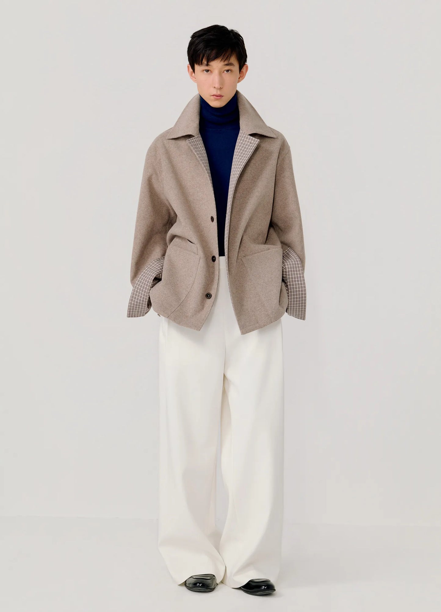 Checkered Split Jacket