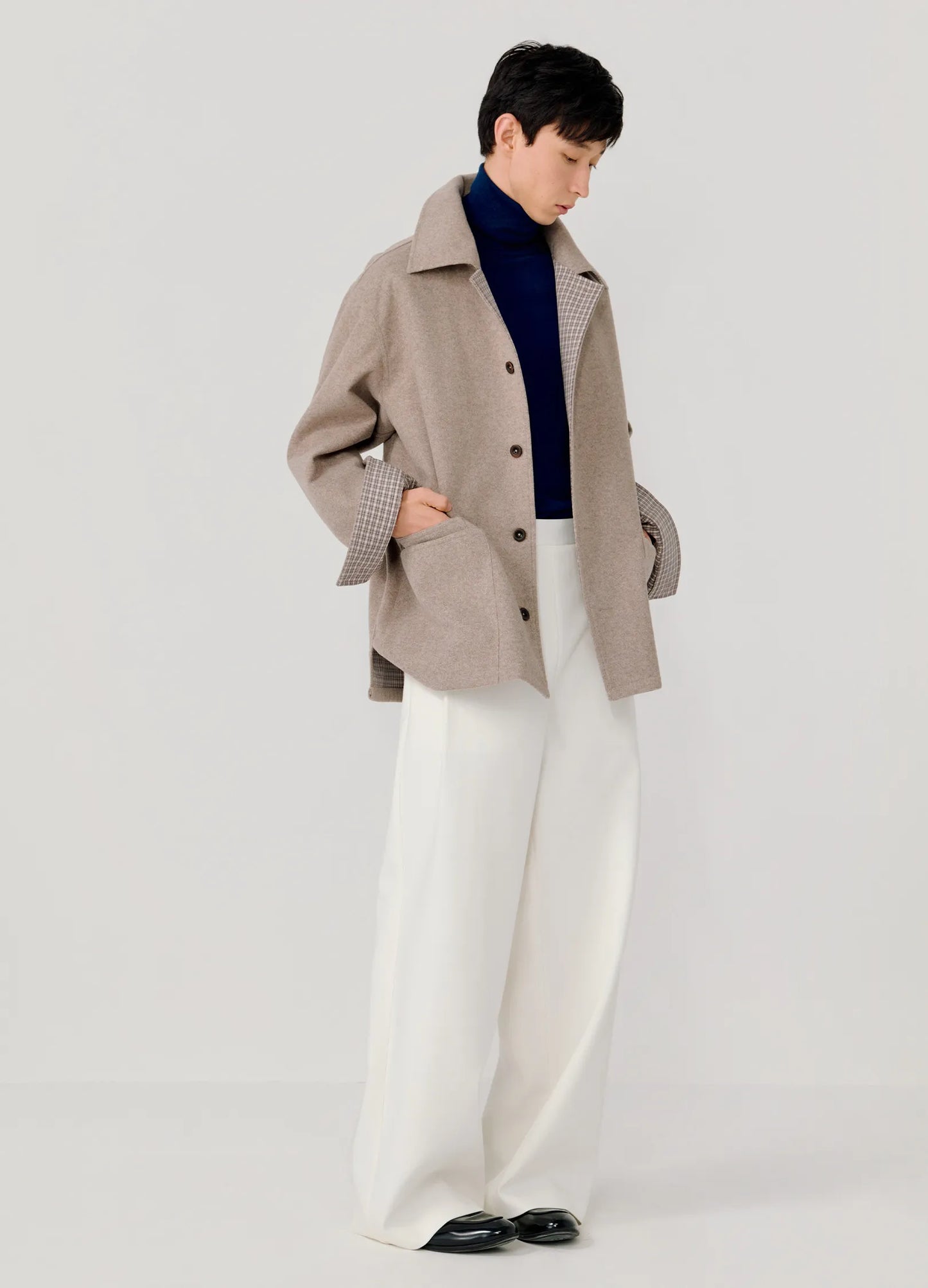 Checkered Split Jacket