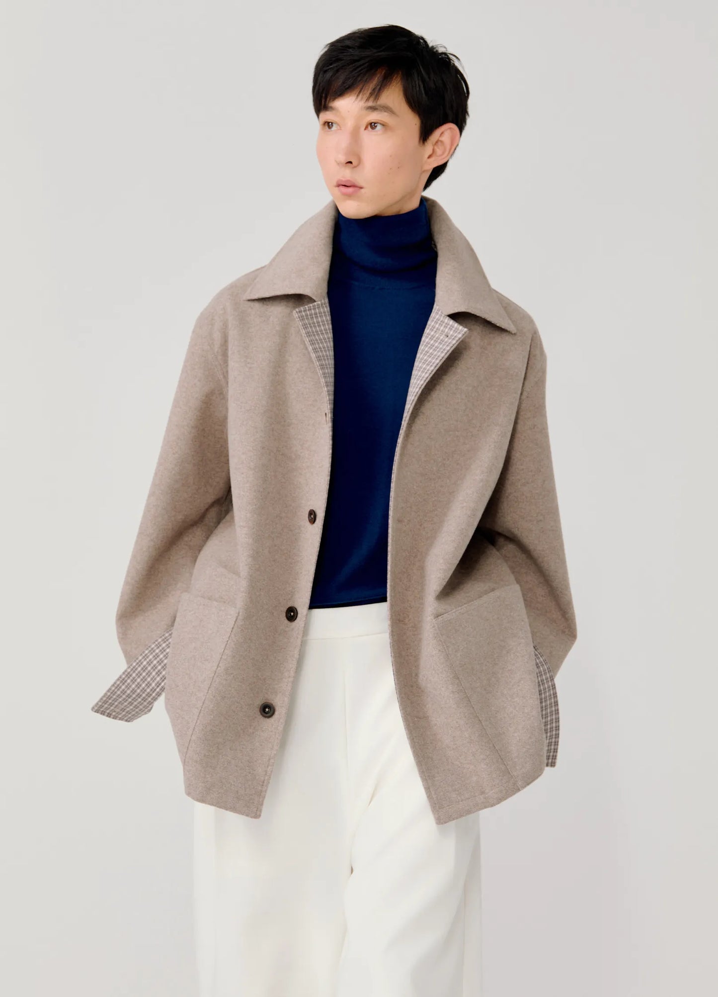 Checkered Split Jacket