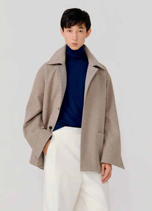 Checkered Split Jacket