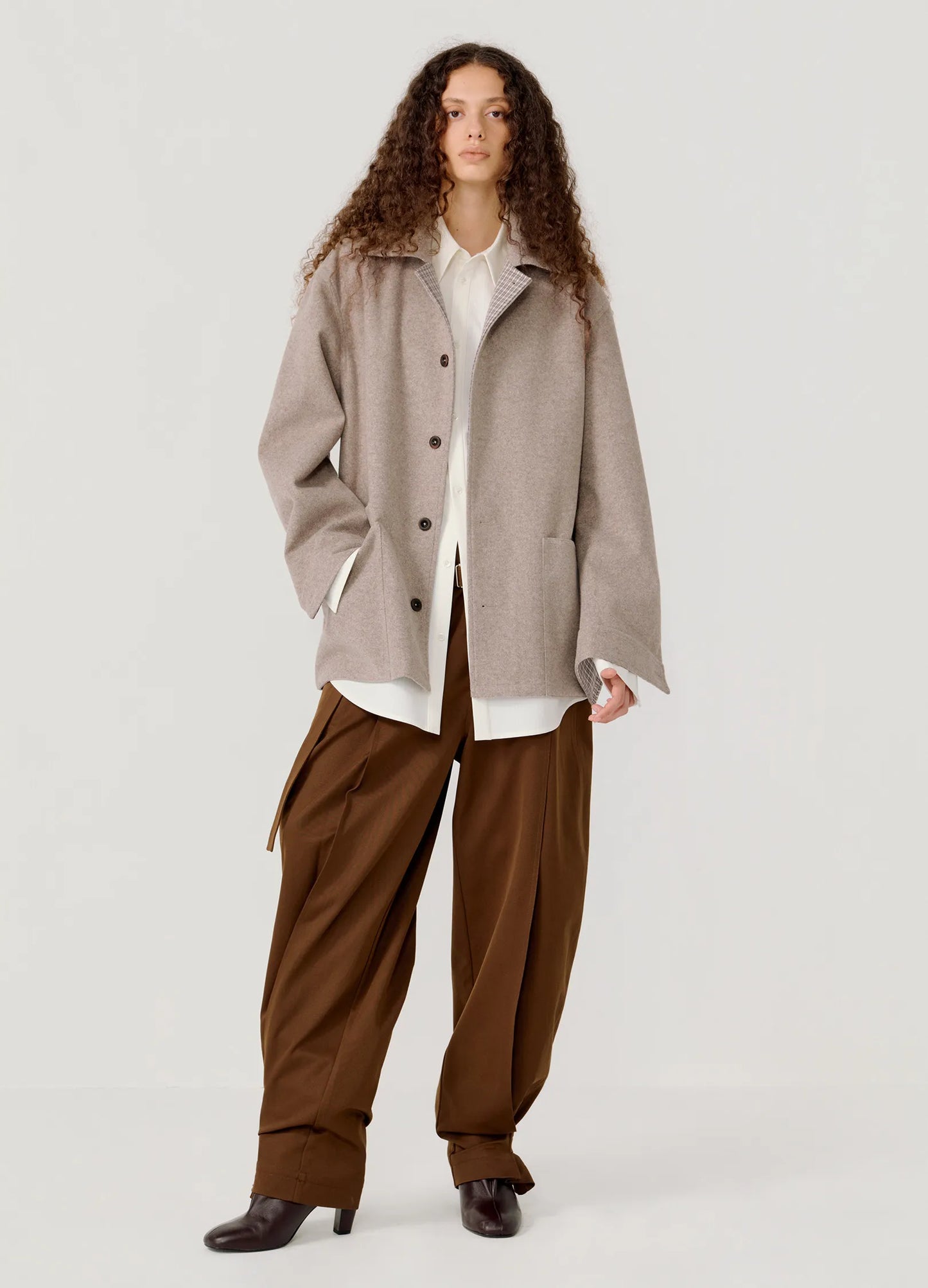 Checkered Split Jacket