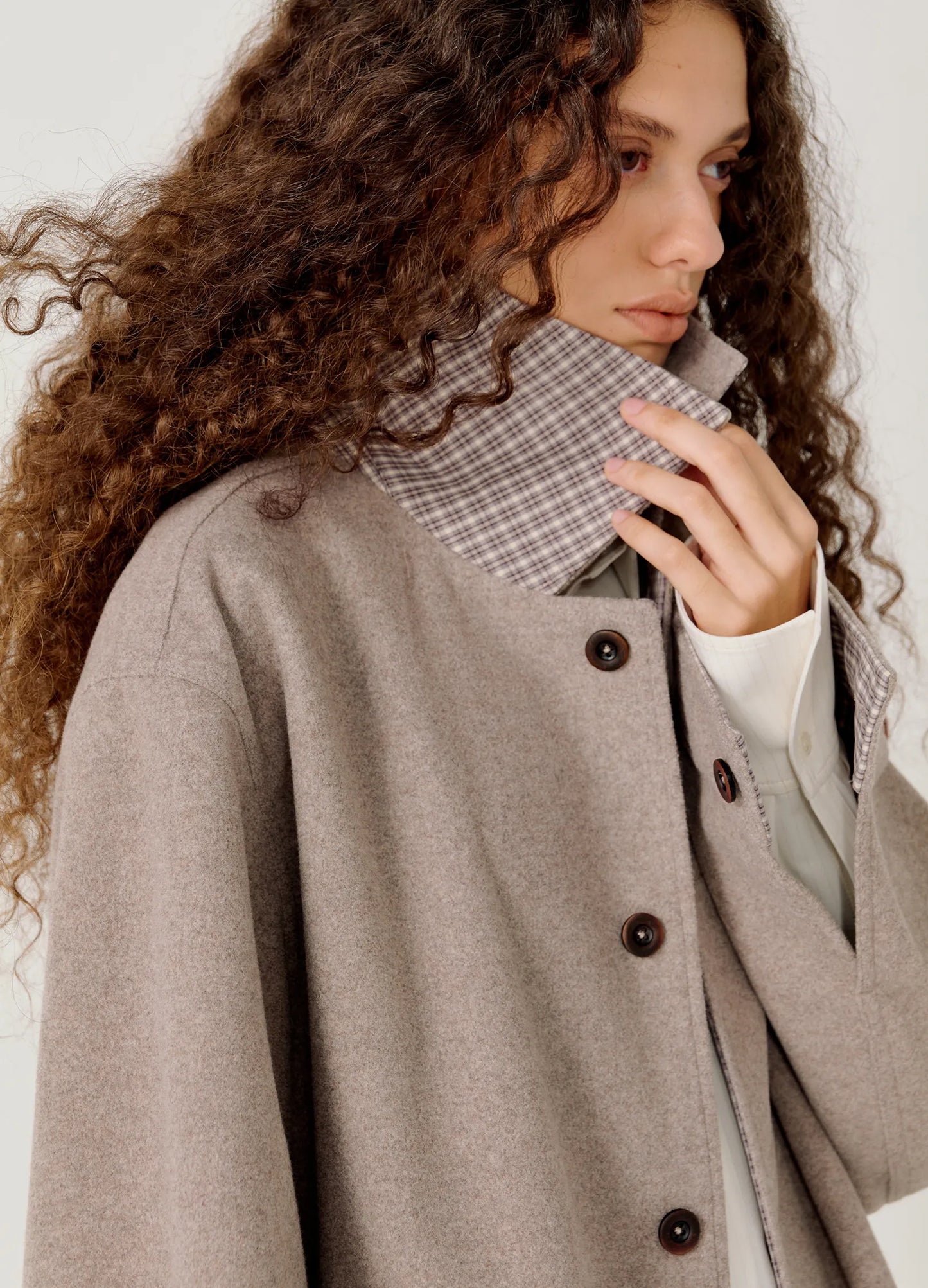 Checkered Split Jacket