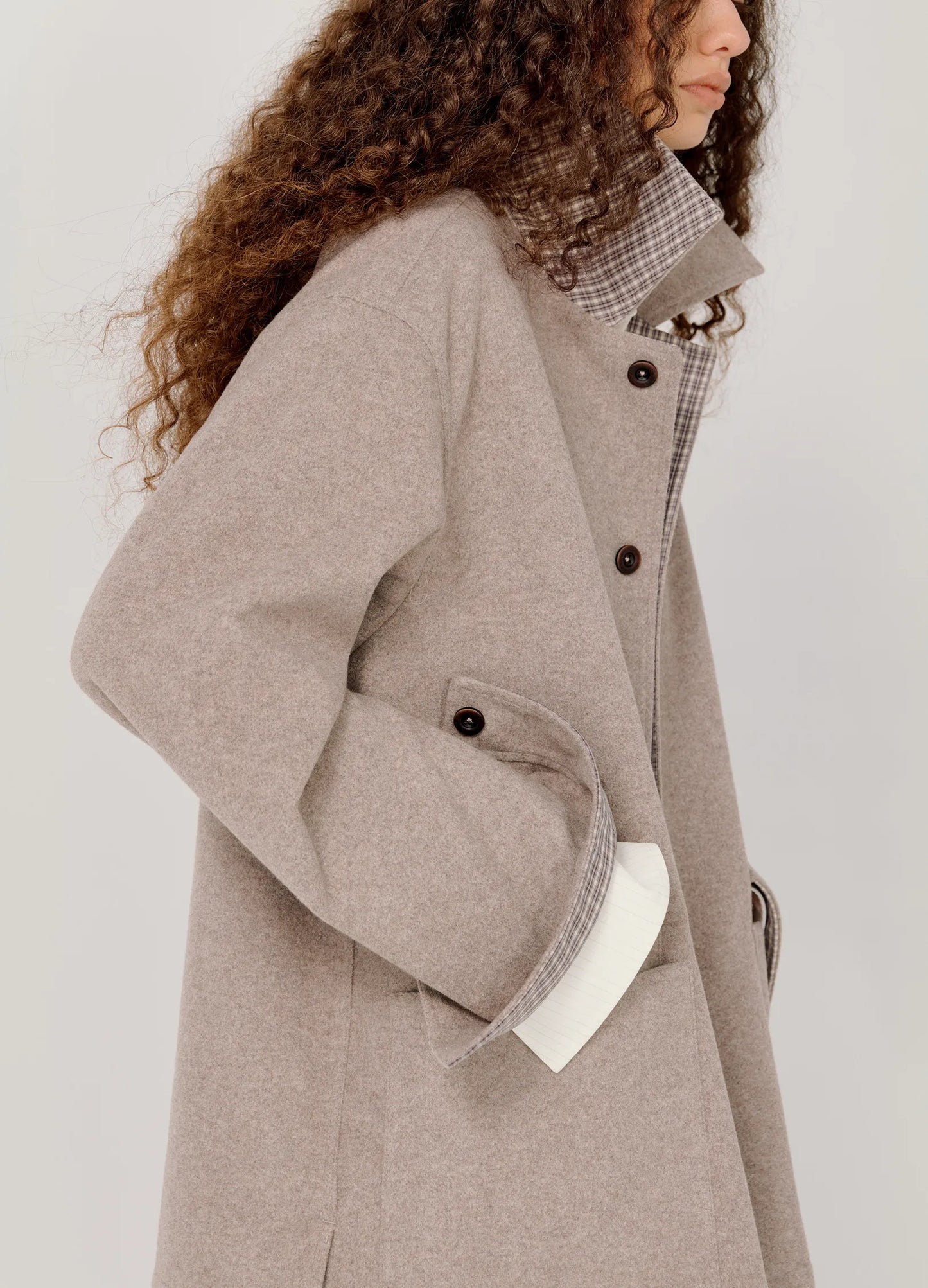 Checkered Split Jacket