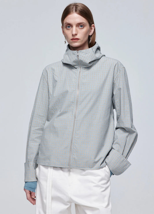 Checkered Windbreaker