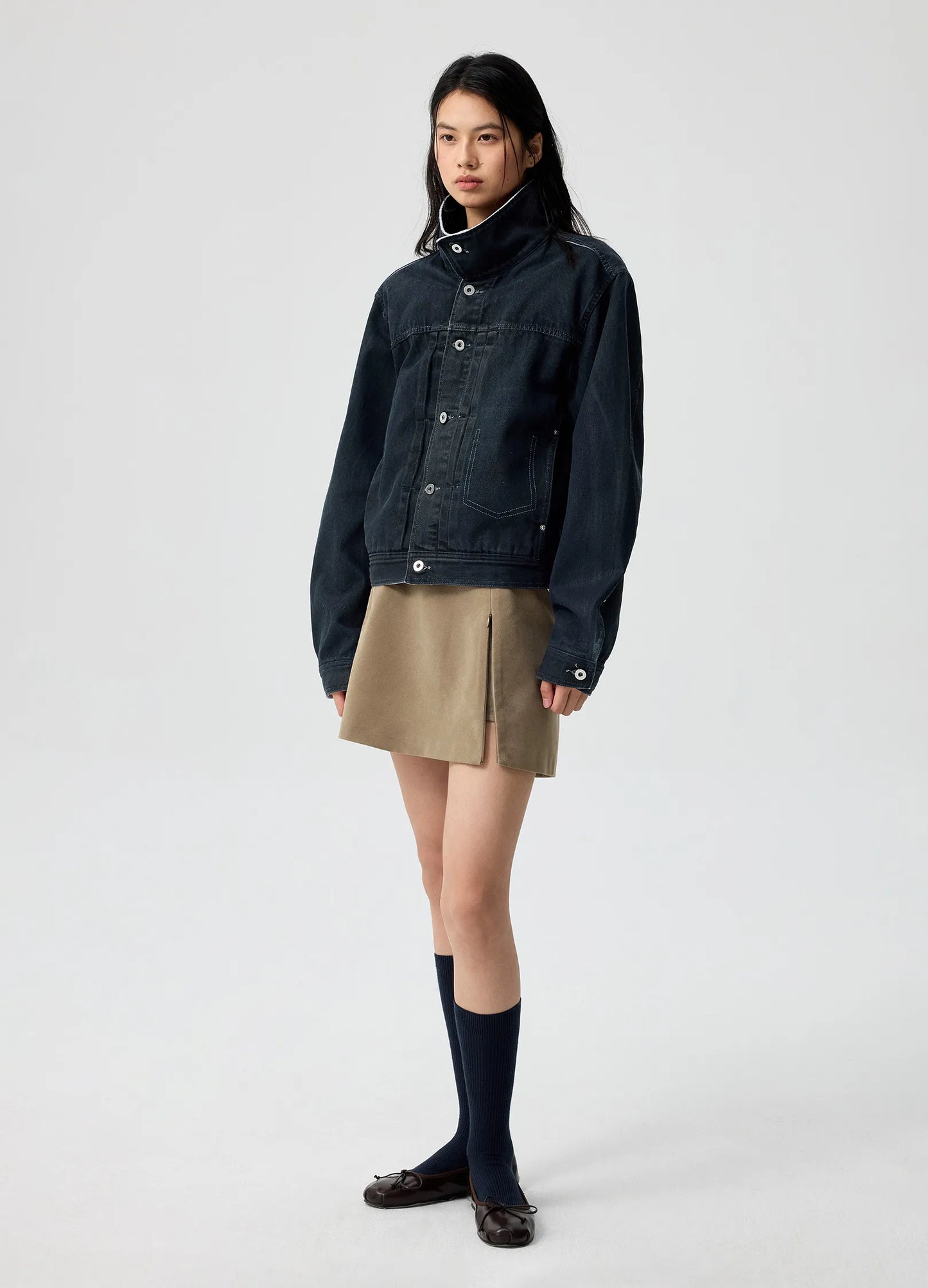 Coated Denim Jacket