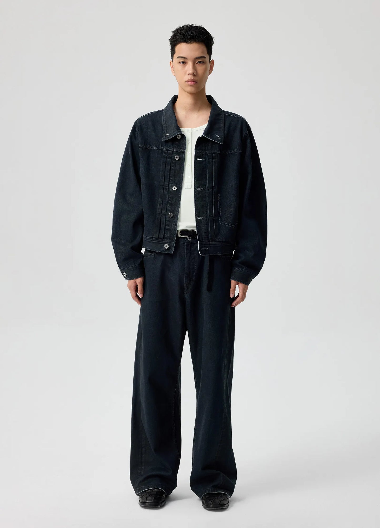 Coated Denim Jacket
