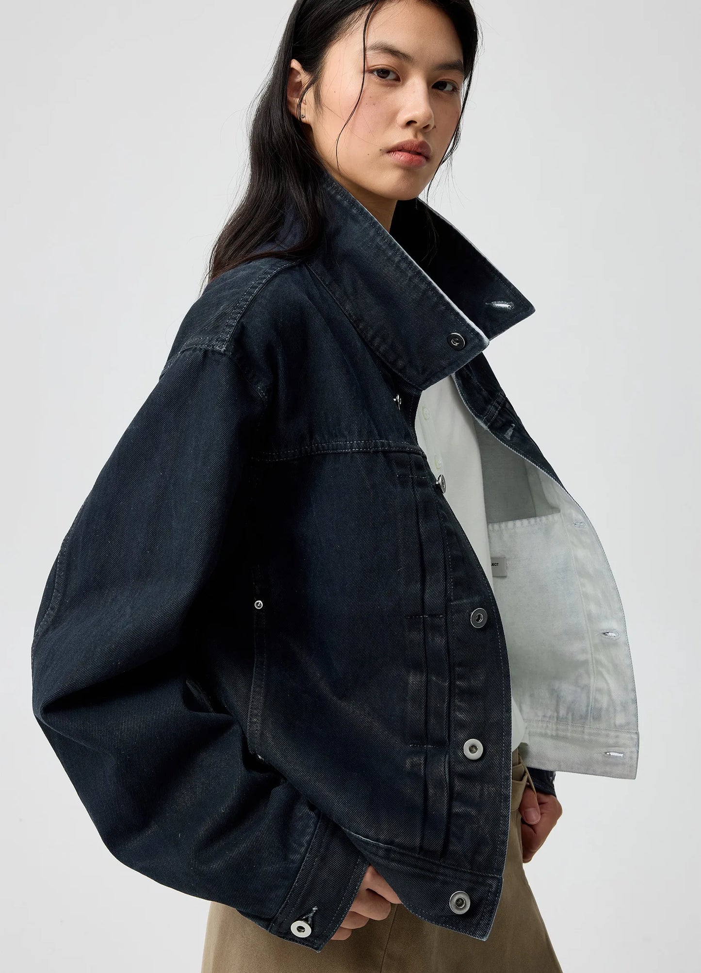 Coated Denim Jacket