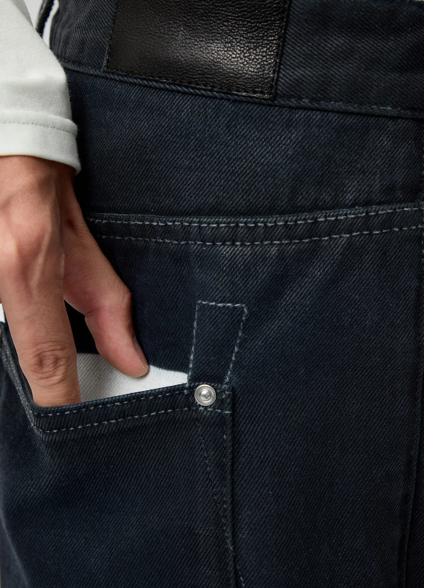 Coated Wide Denims