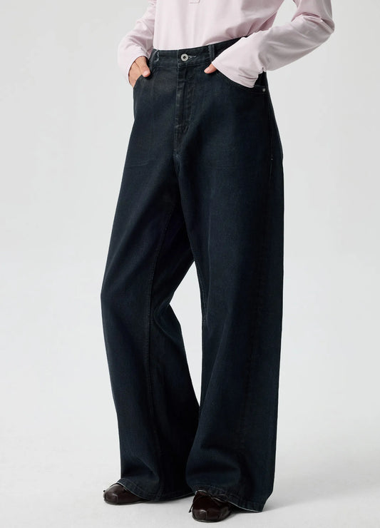 Coated Wide Denims