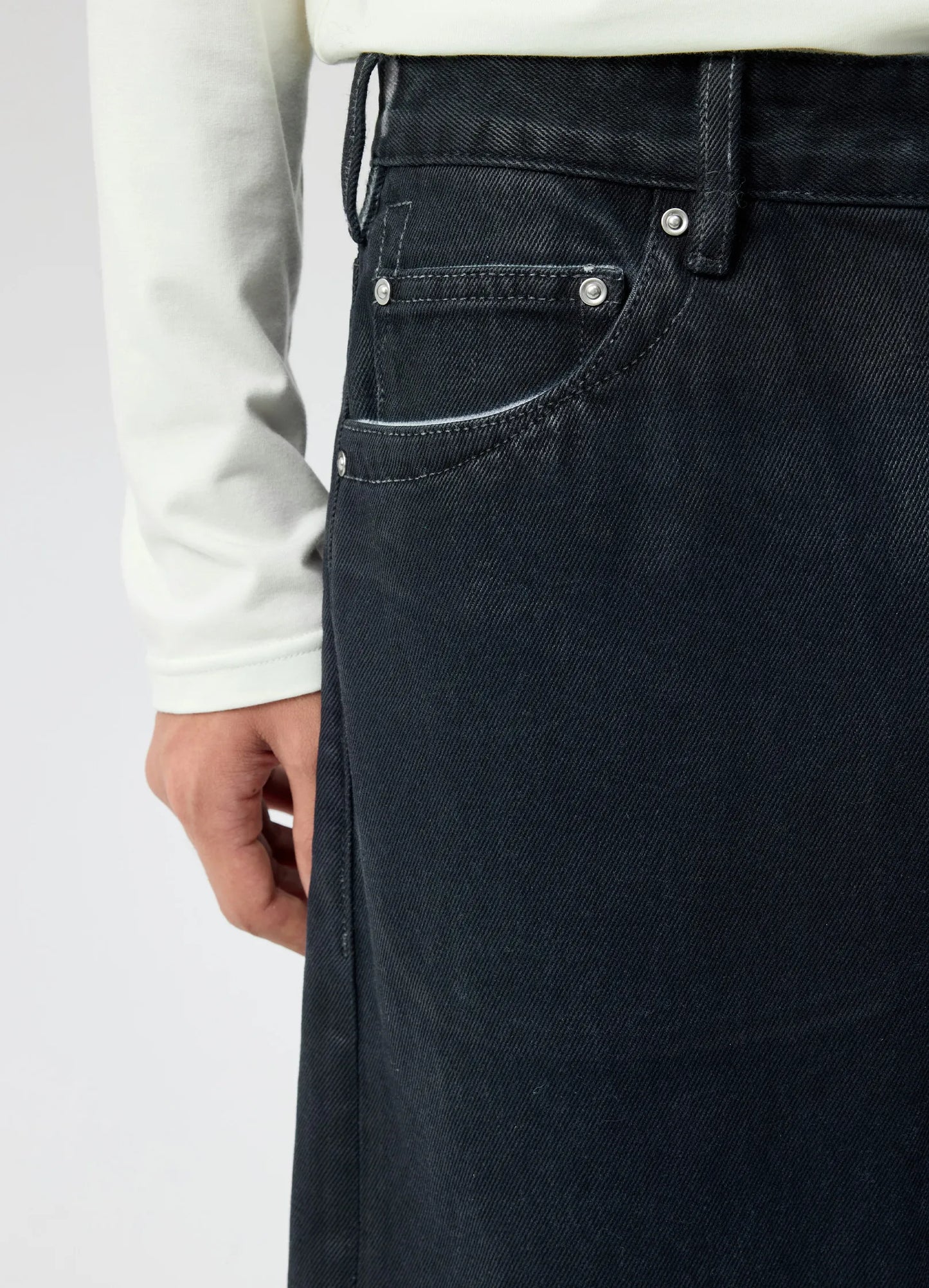 Coated Wide Denims