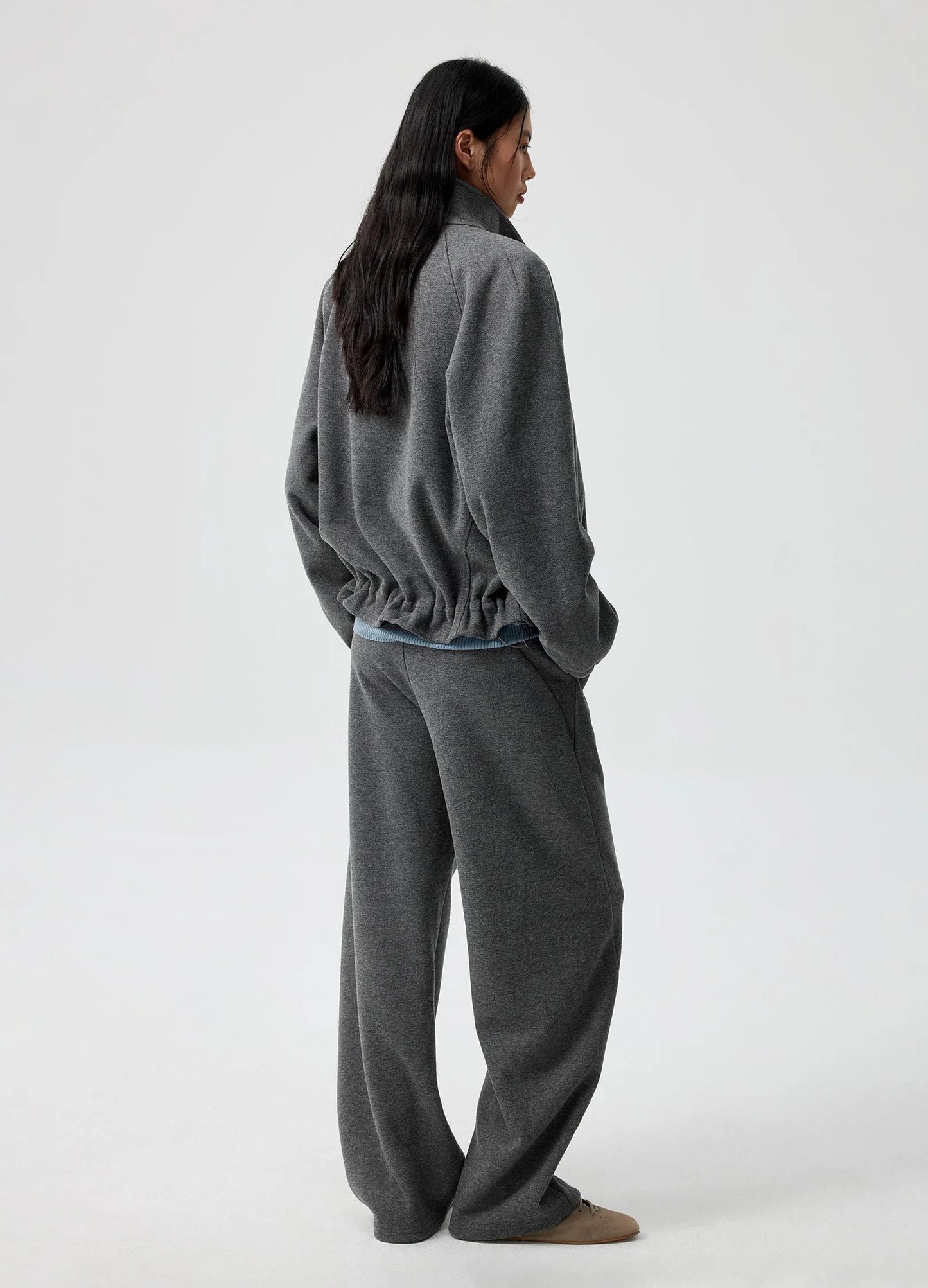 Coco Ruffled Zip Hoodie