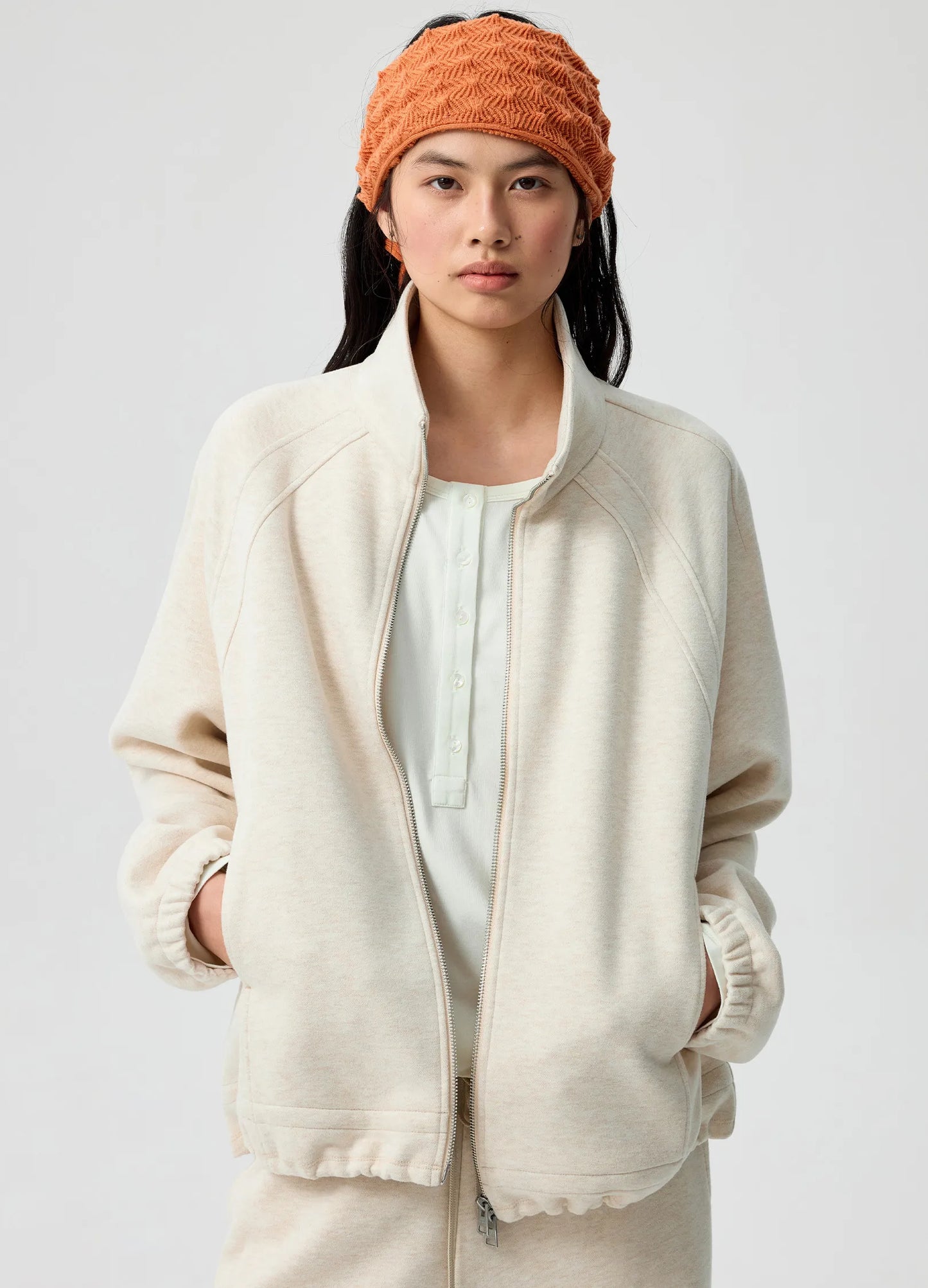 Coco Ruffled Zip Hoodie