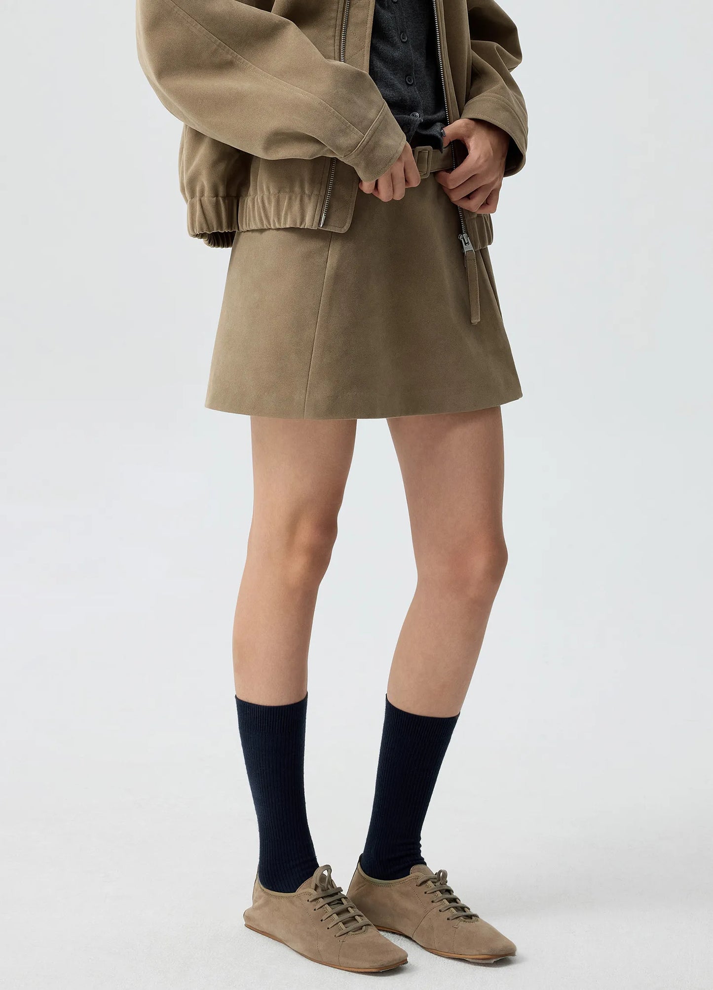 Coco Suede Miniskirt