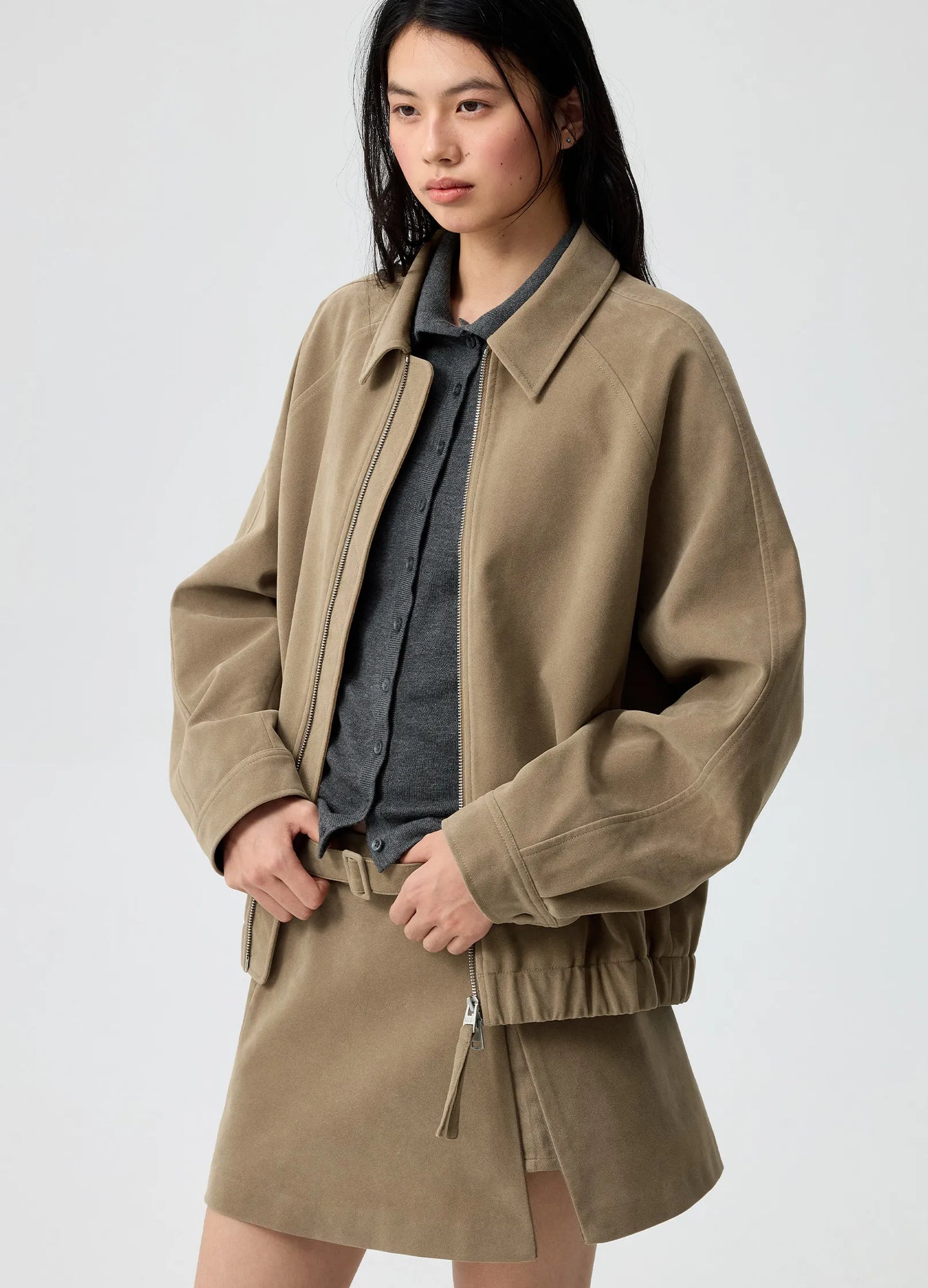 Coco Suede Miniskirt